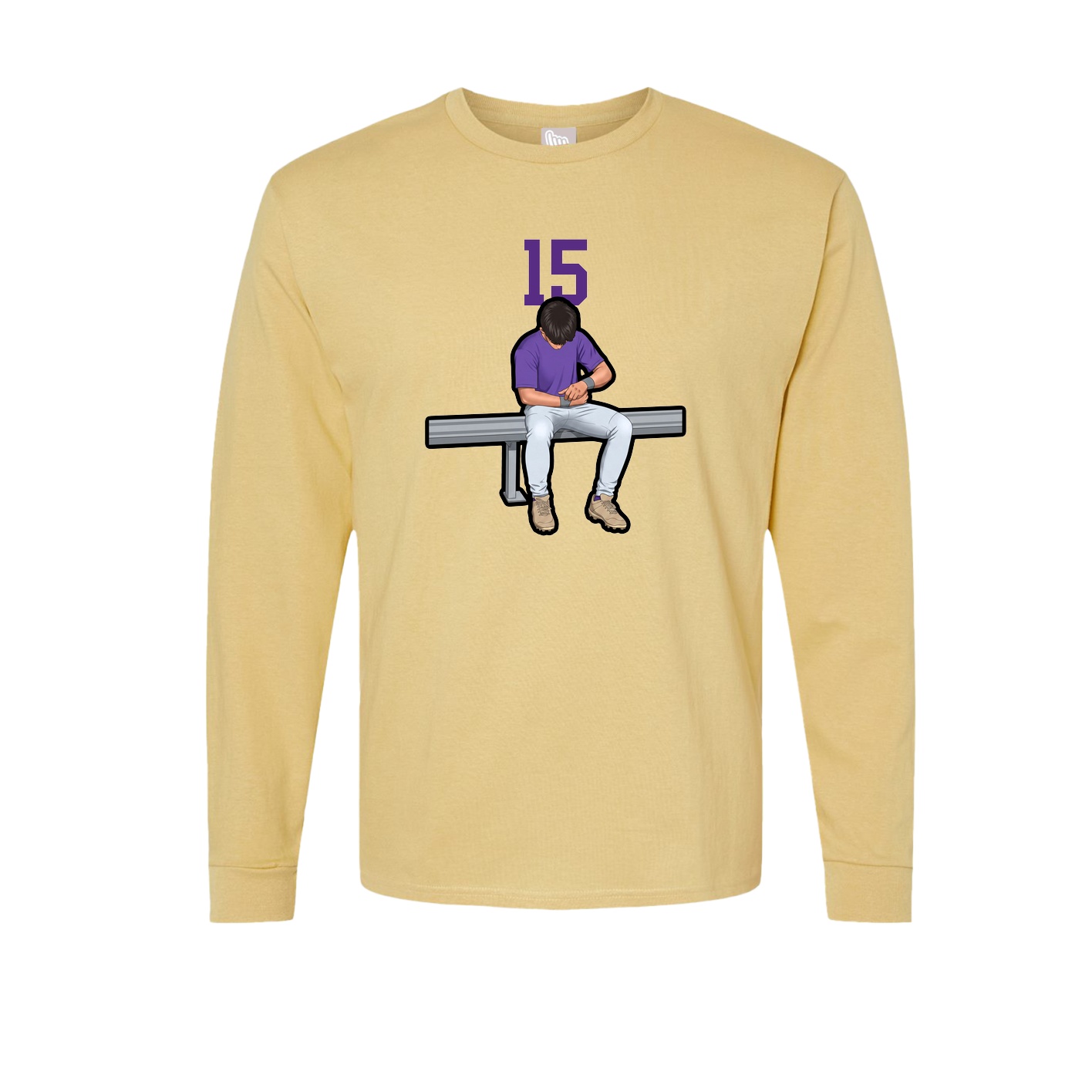 Long Sleeve Tee — Number Top in Vegas Gold