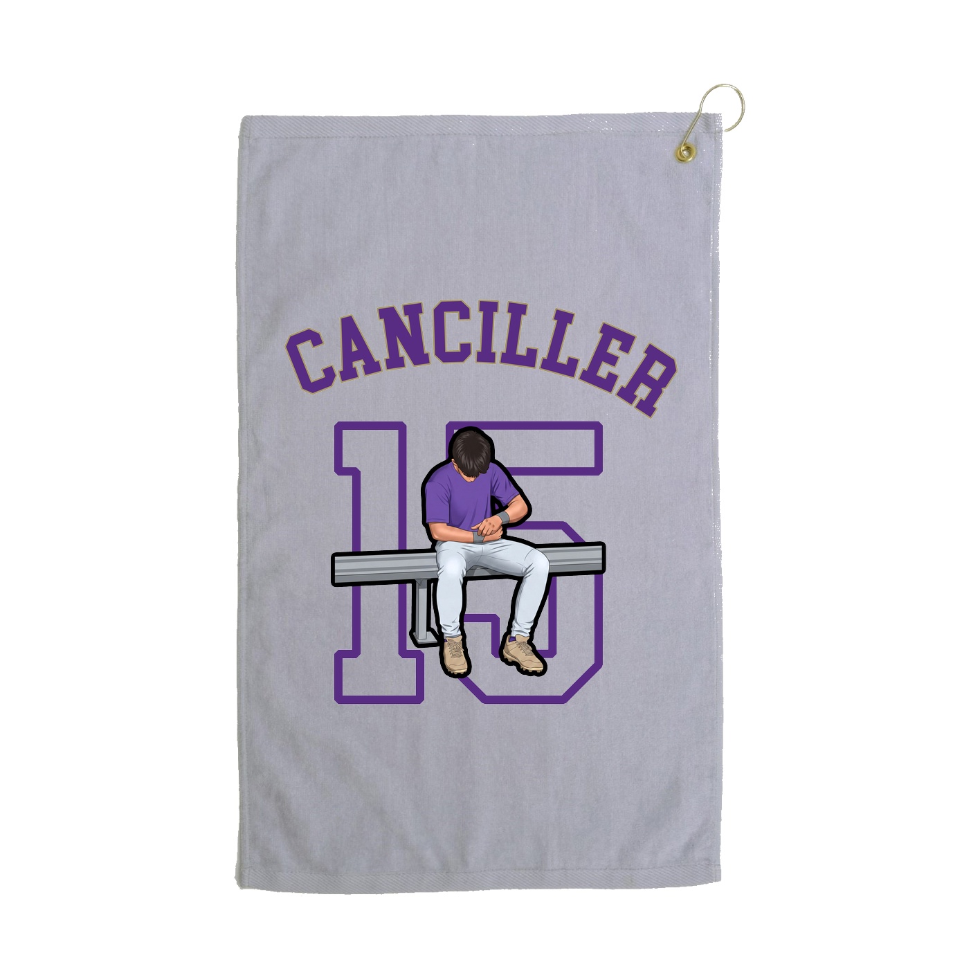 Golf Towel — Shirsey Arch in Grey