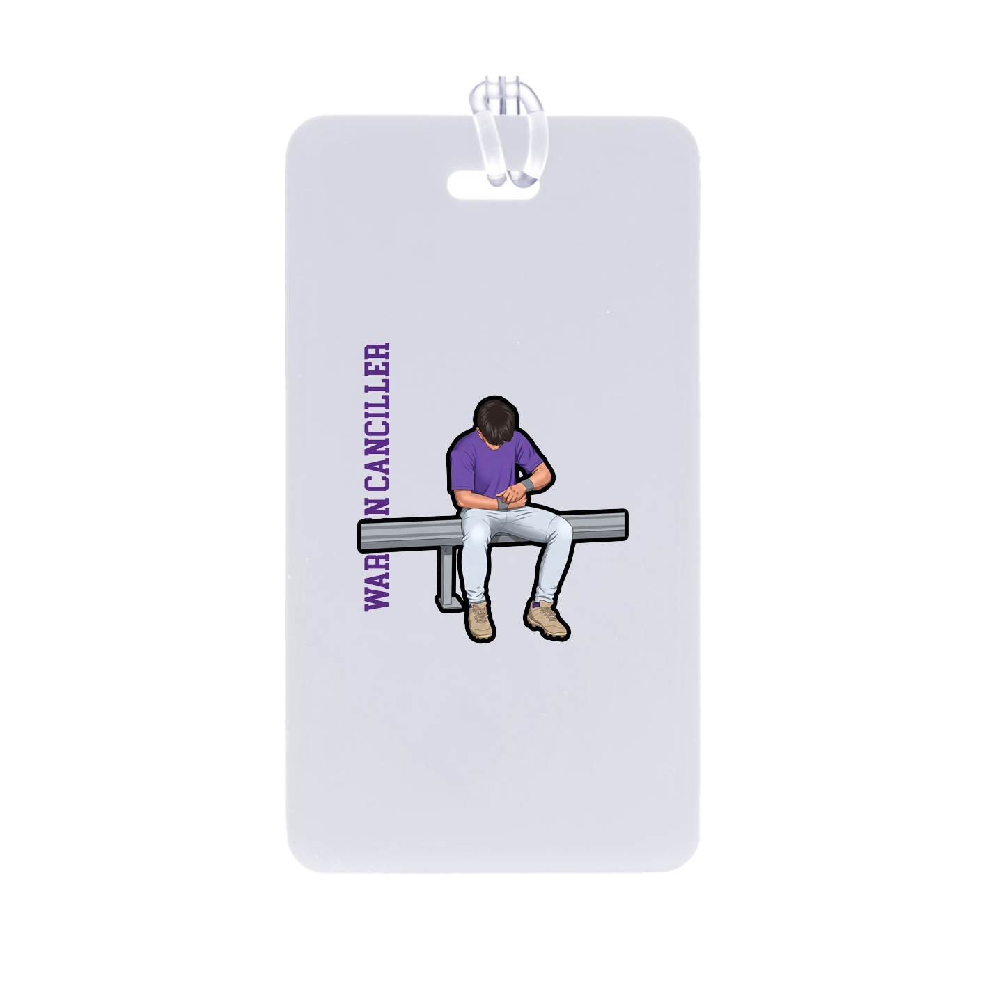 Bag Tag — Name Vertical in Classic