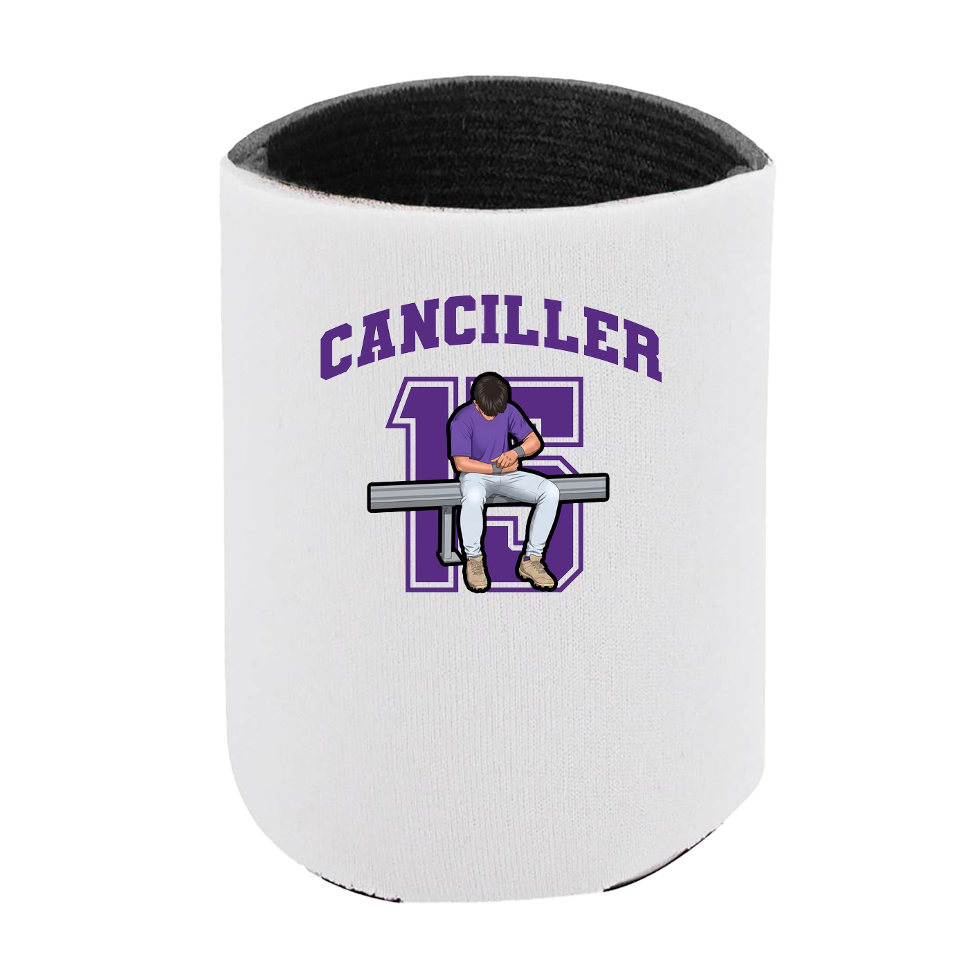 Can Holder — Number in White