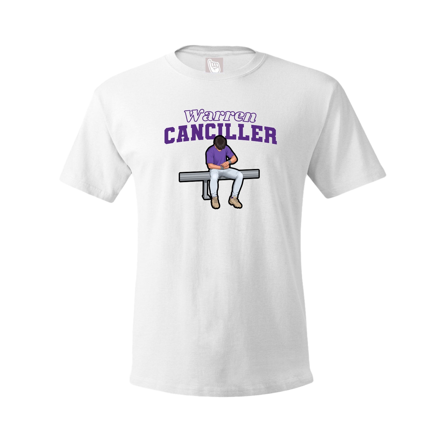 Tee — Name Arch in White