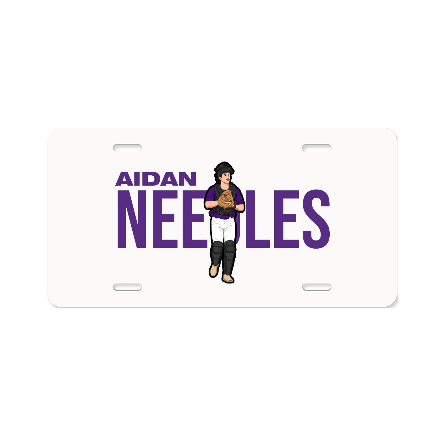 License Plate — Player Name in Classic