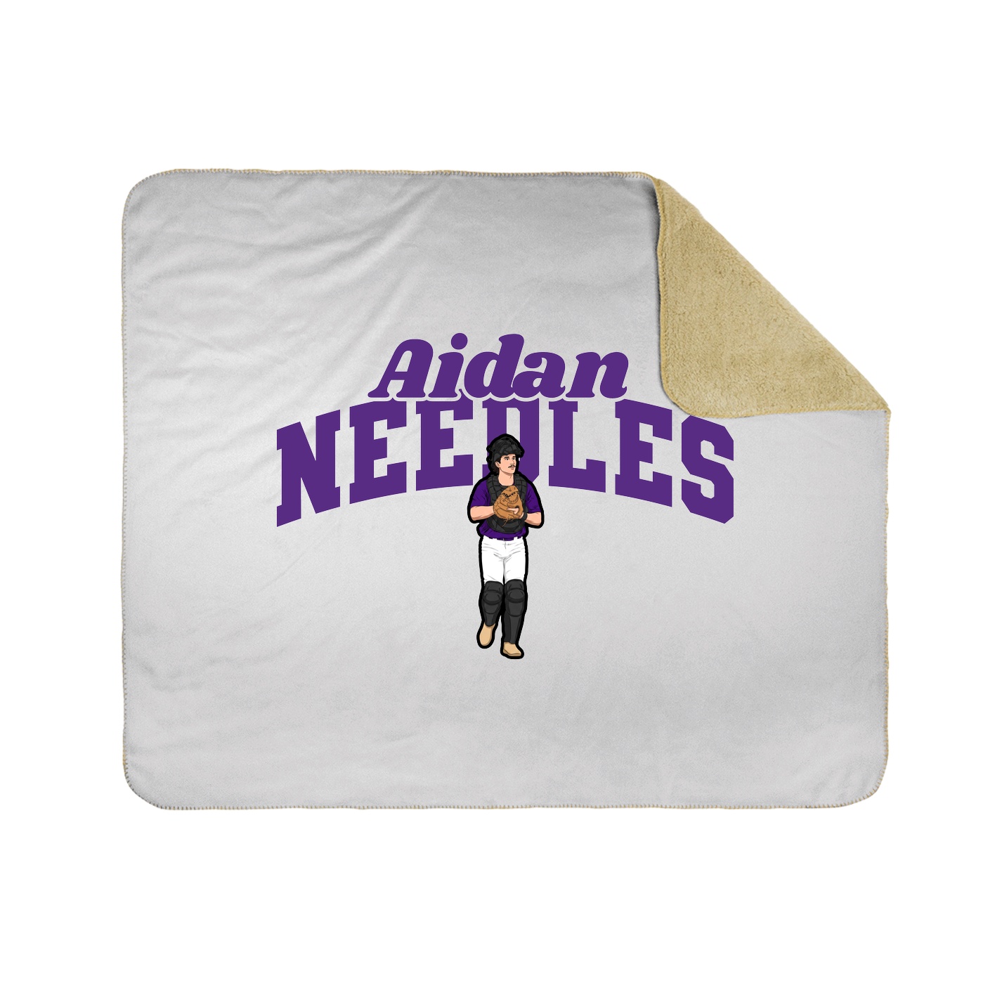 Throw Blanket — Signature Arch in White