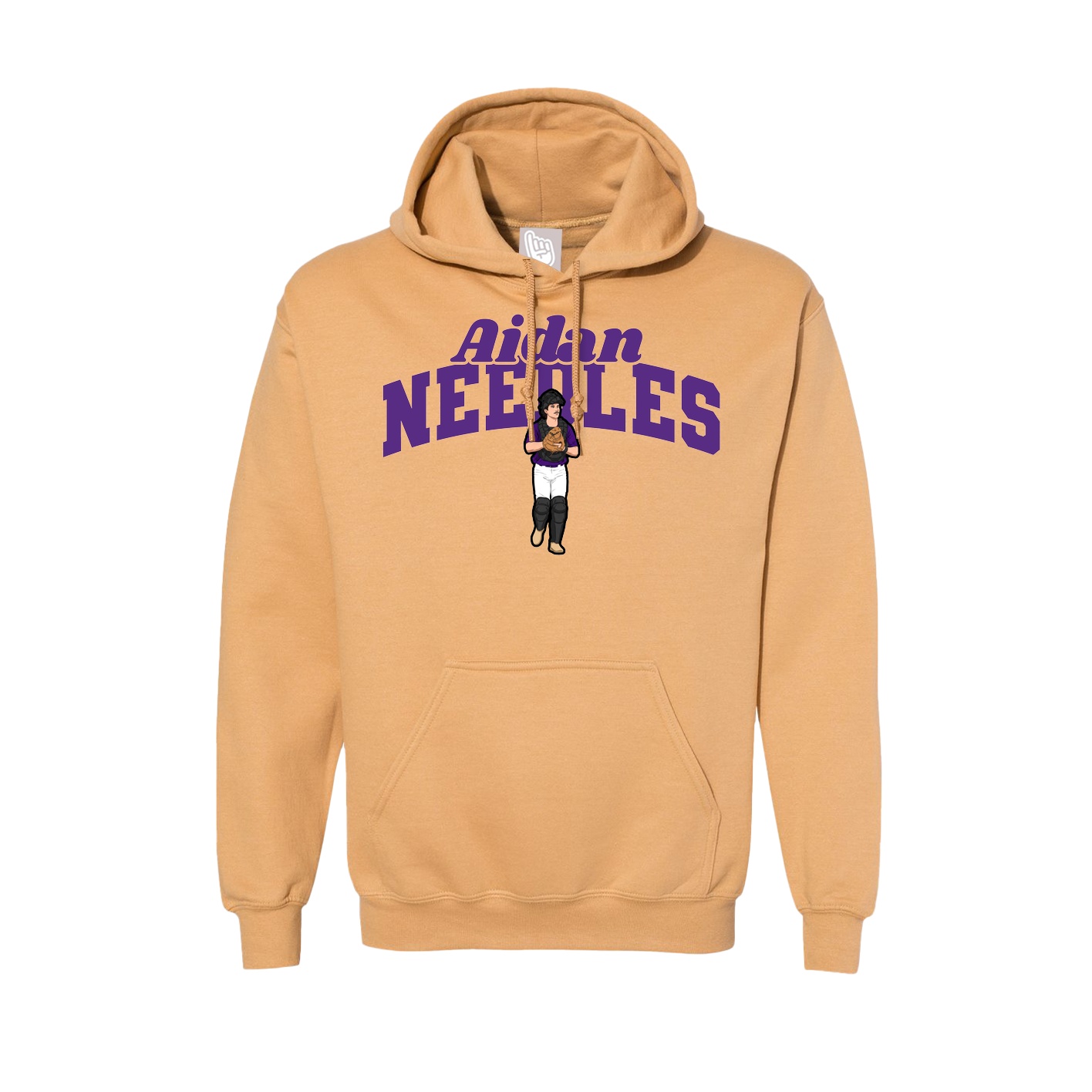 Hoodie — Signature Arch in Vegas Gold