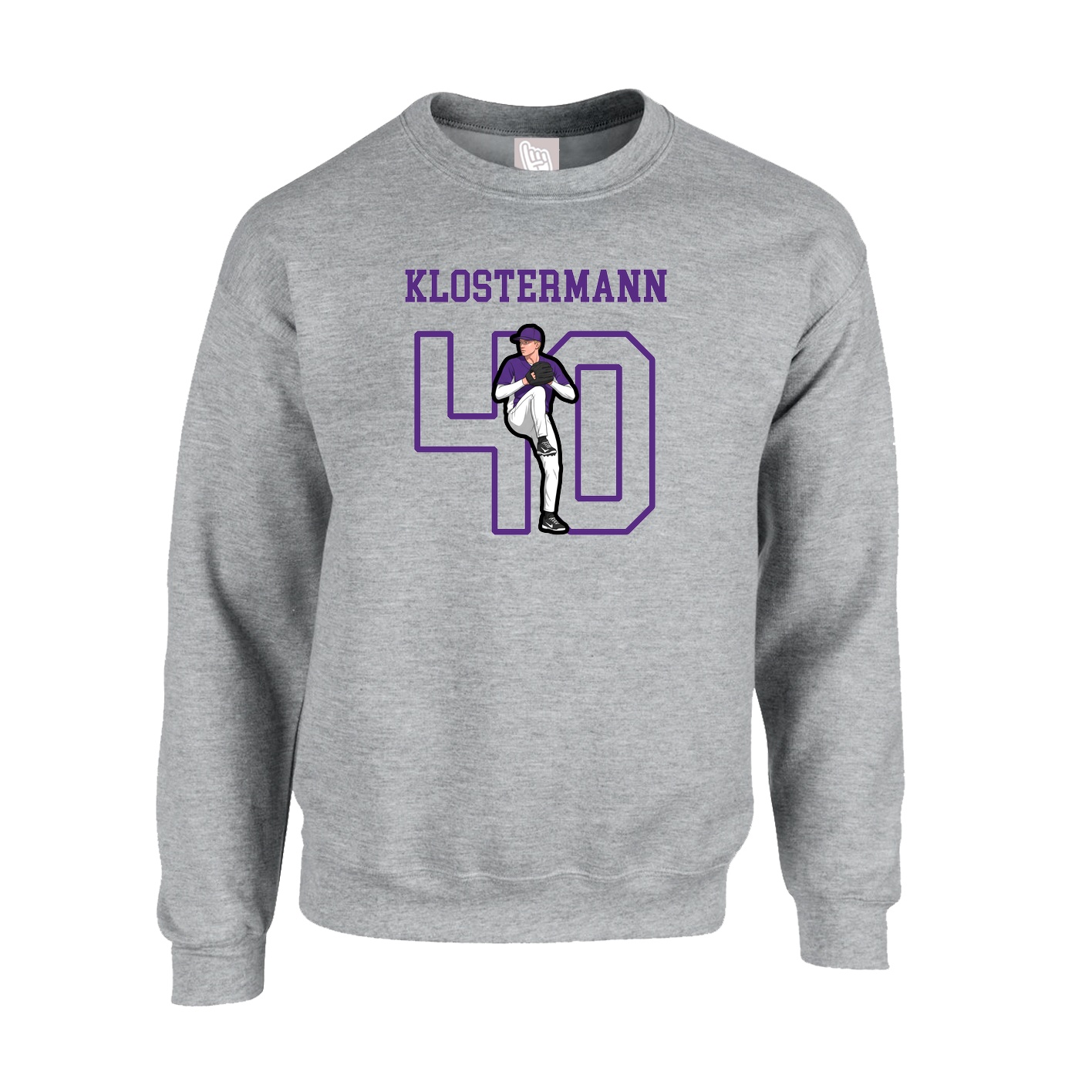 Fleece Crew — Shirsey in Grey