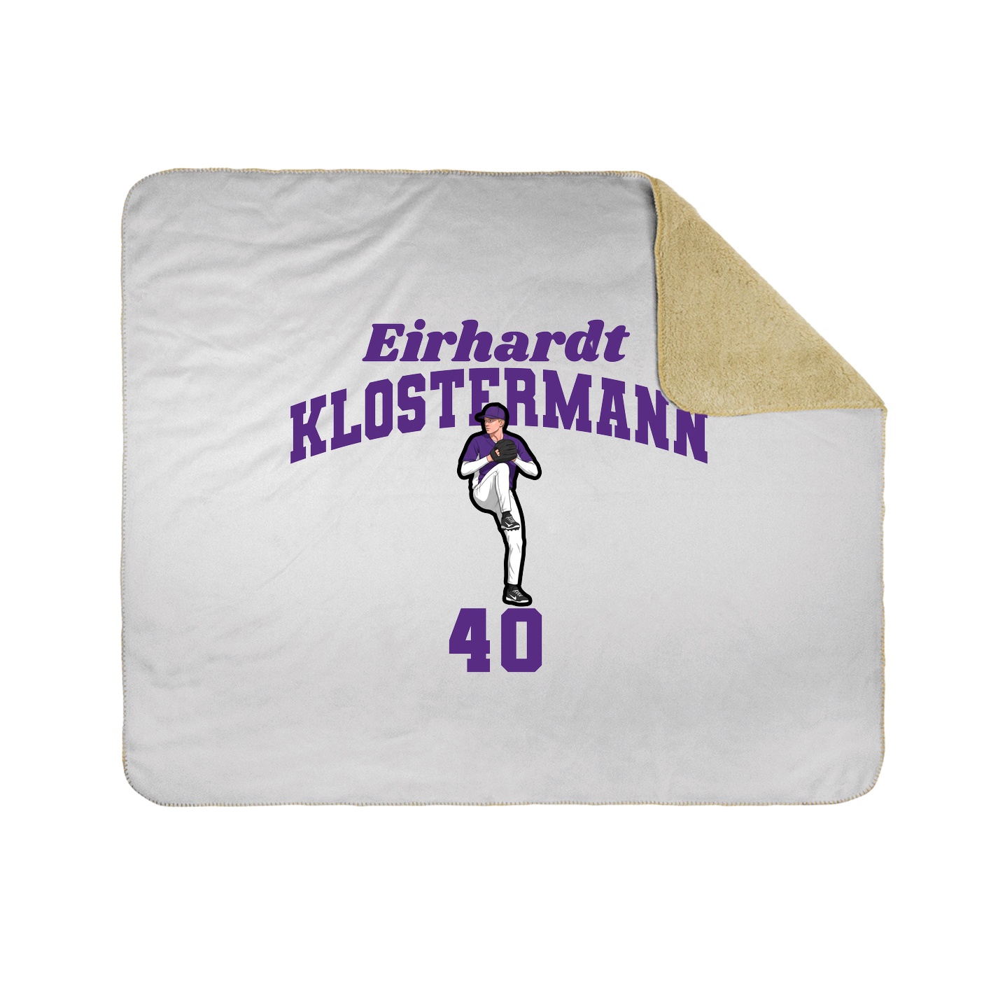 Throw Blanket — Signature Arch in White
