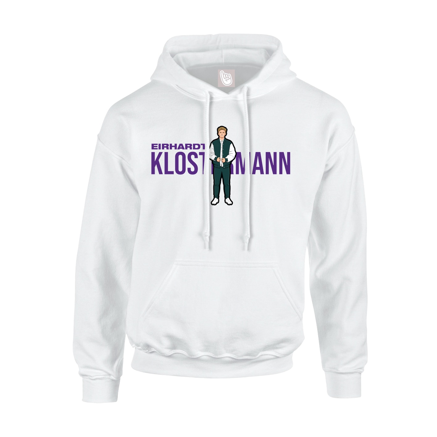 Youth Hoodie — Player Name in White