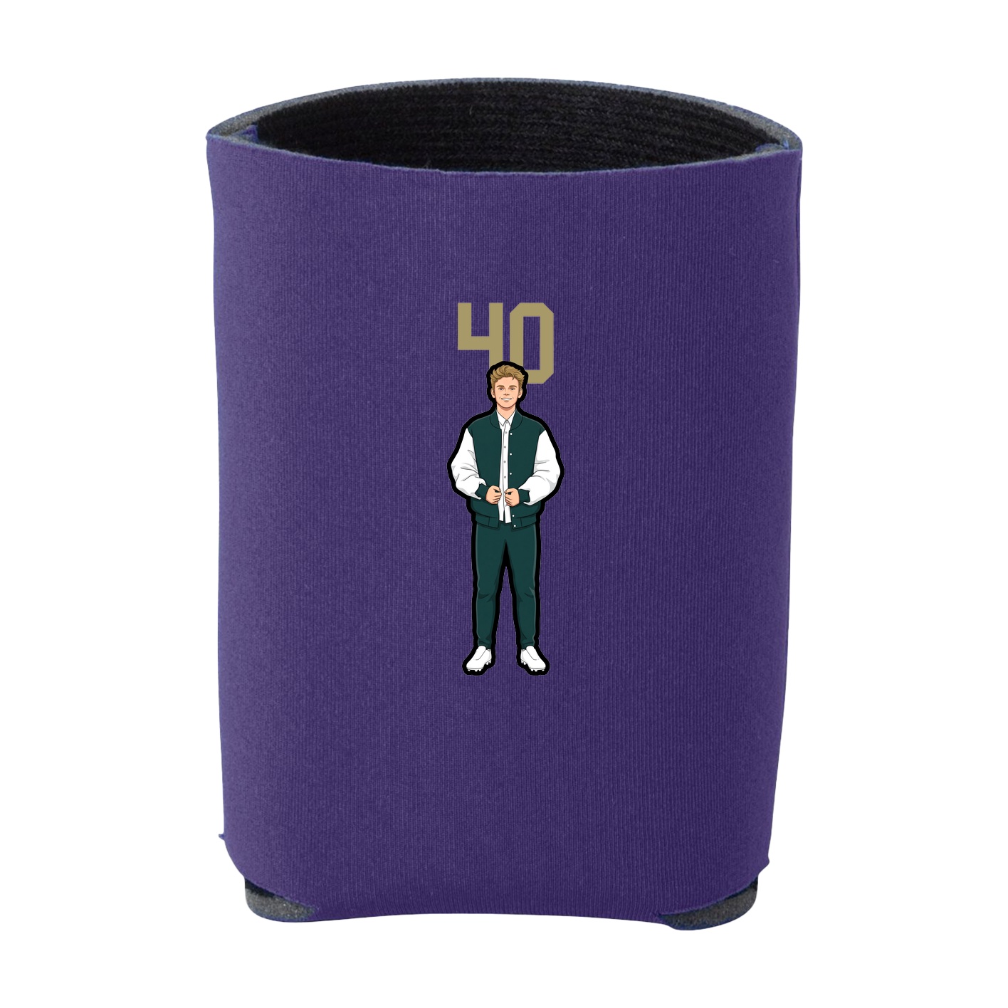 Can Holder — Number Top in Purple