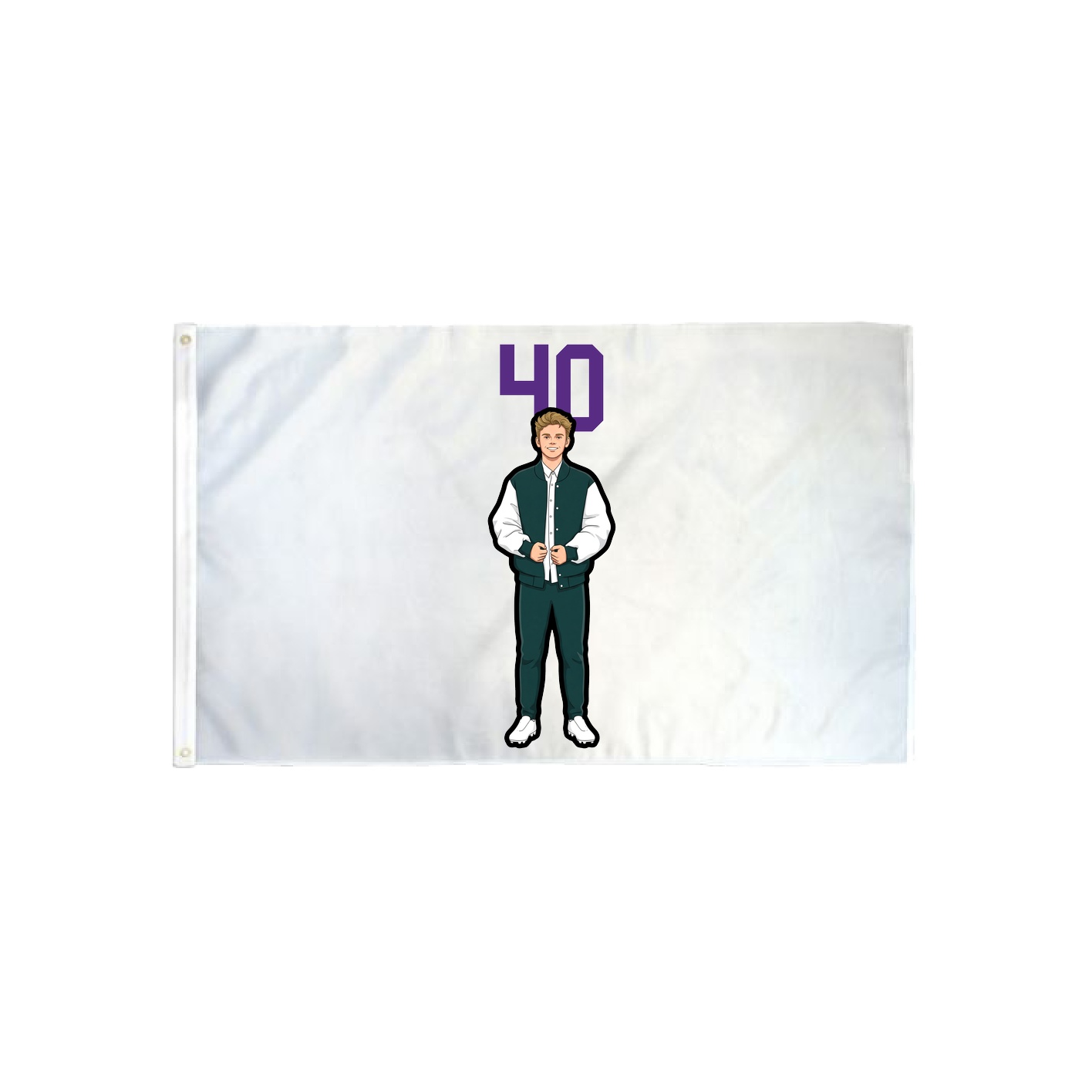 3x5 Flag — Number Top in Classic