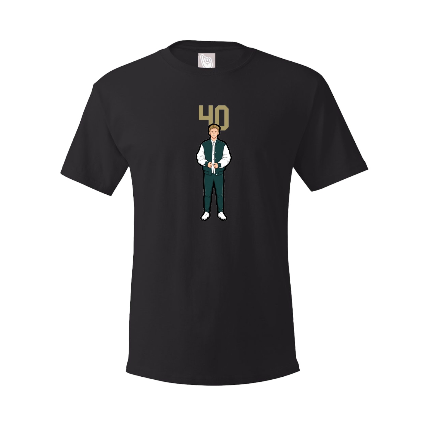 Tee — Number Top in Black