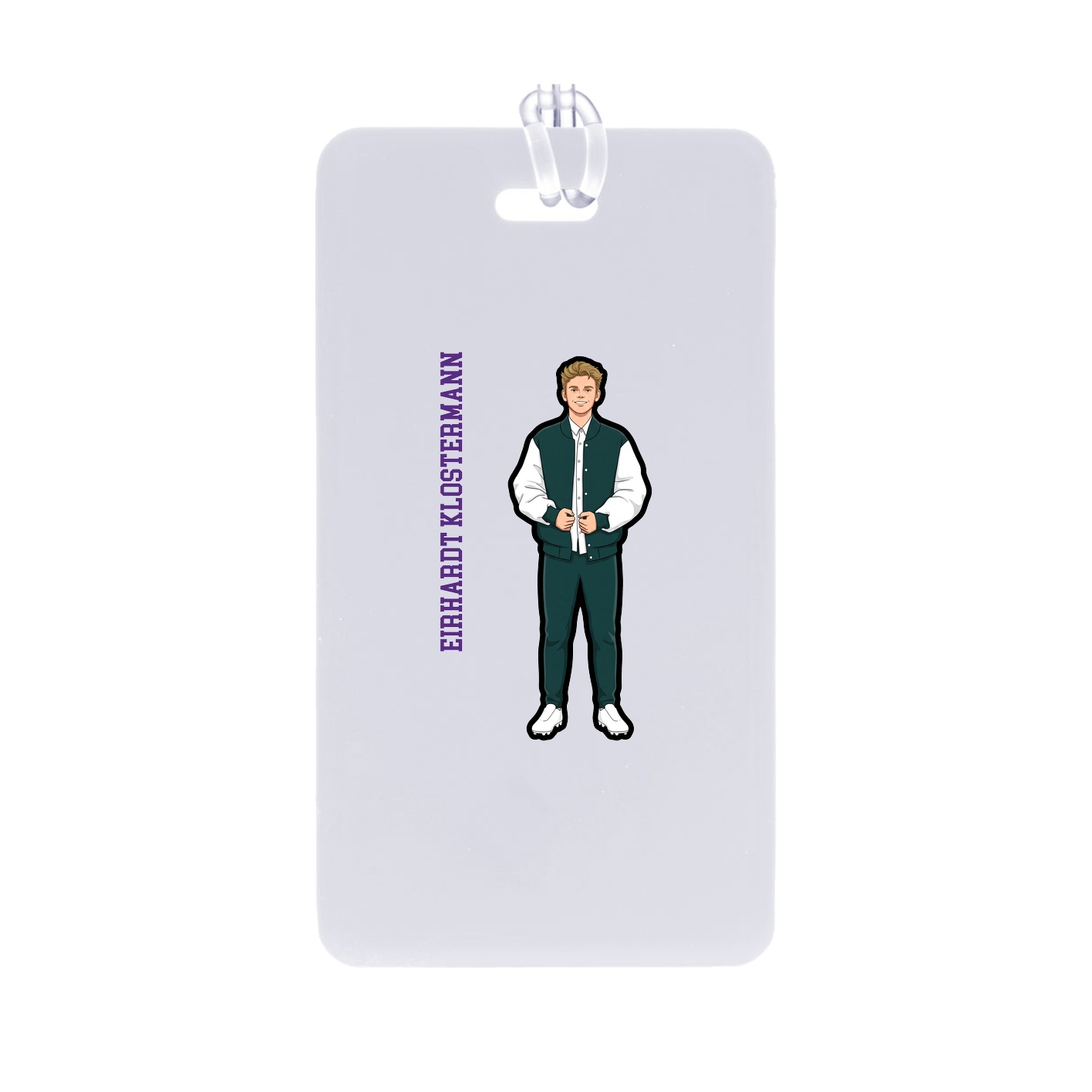 Bag Tag — Name Vertical in Classic