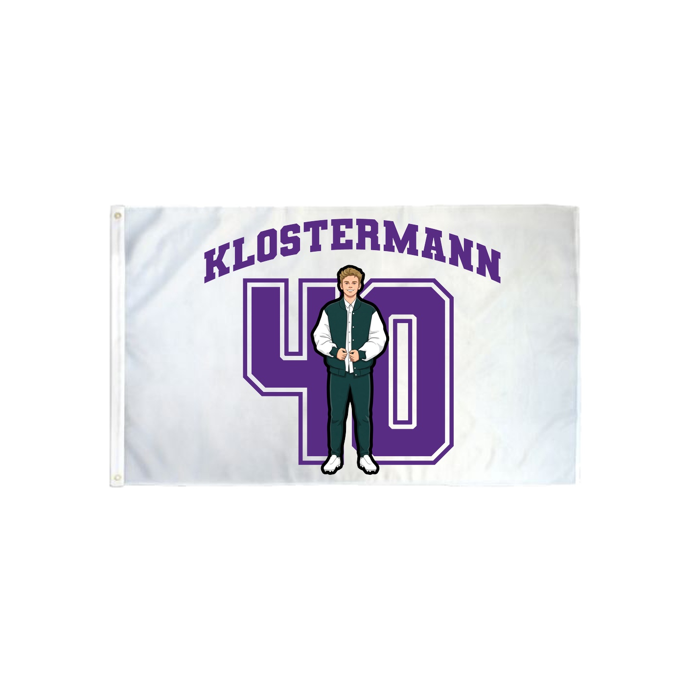 3x5 Flag — Number in Classic