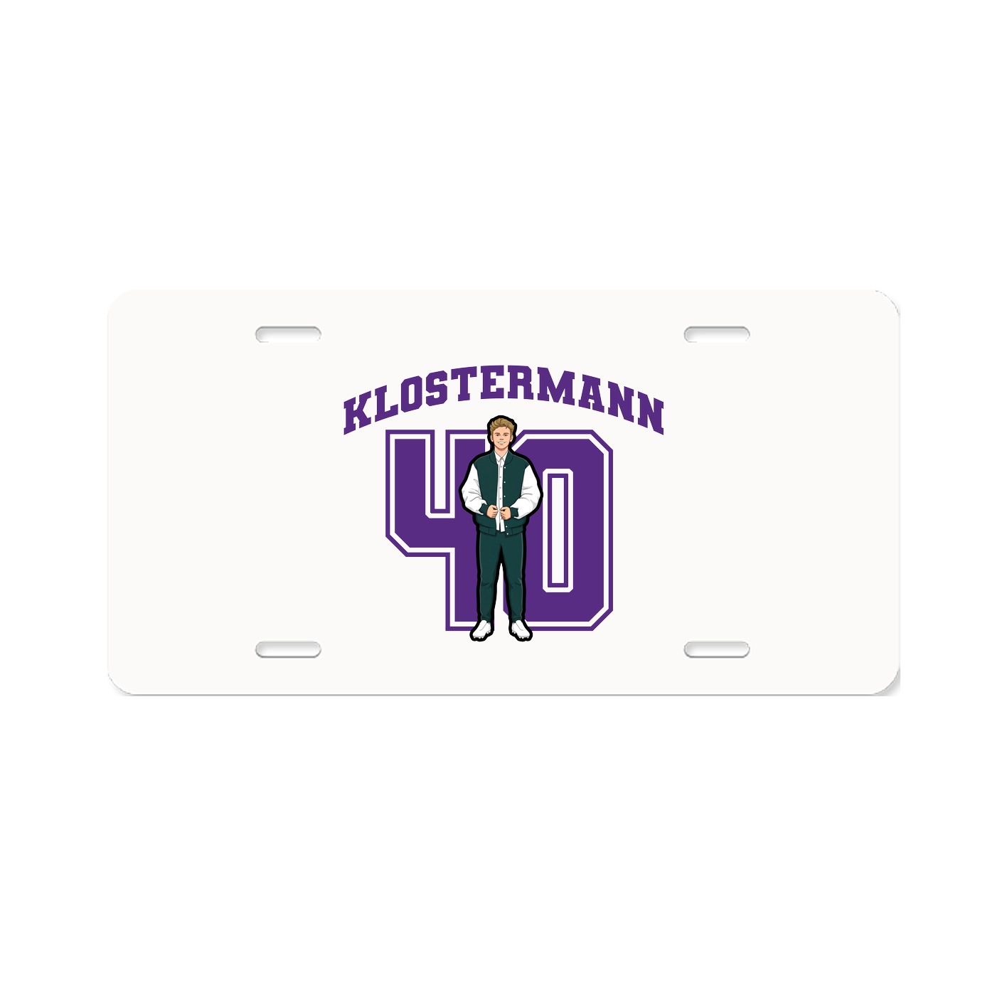 License Plate — Number in Classic