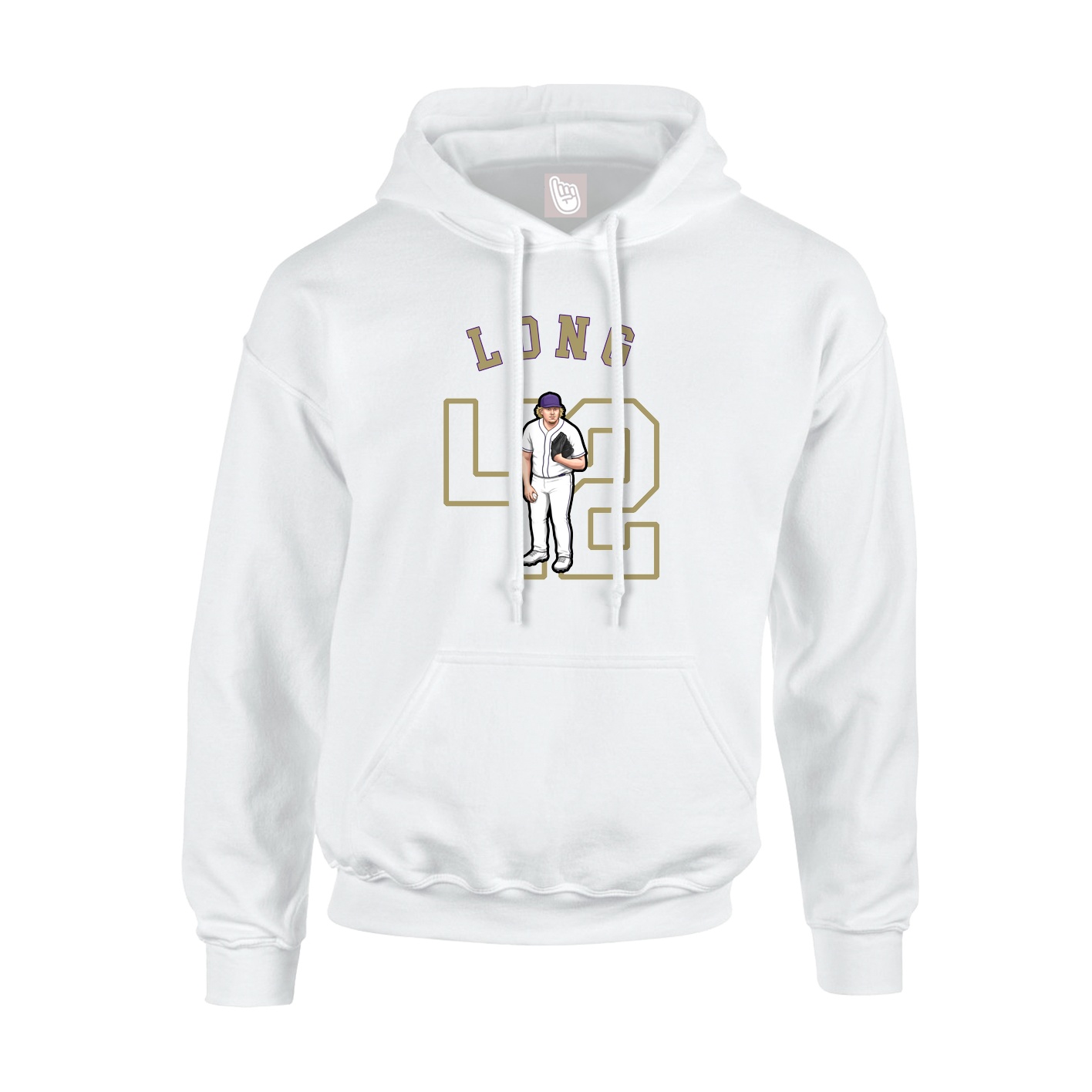 Hoodie — Shirsey Arch in White