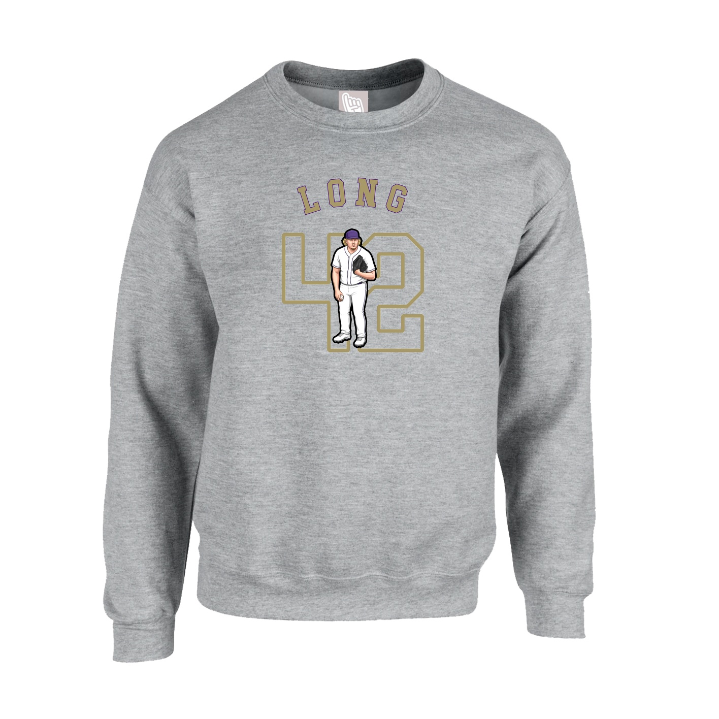 Fleece Crew — Shirsey Arch in Grey