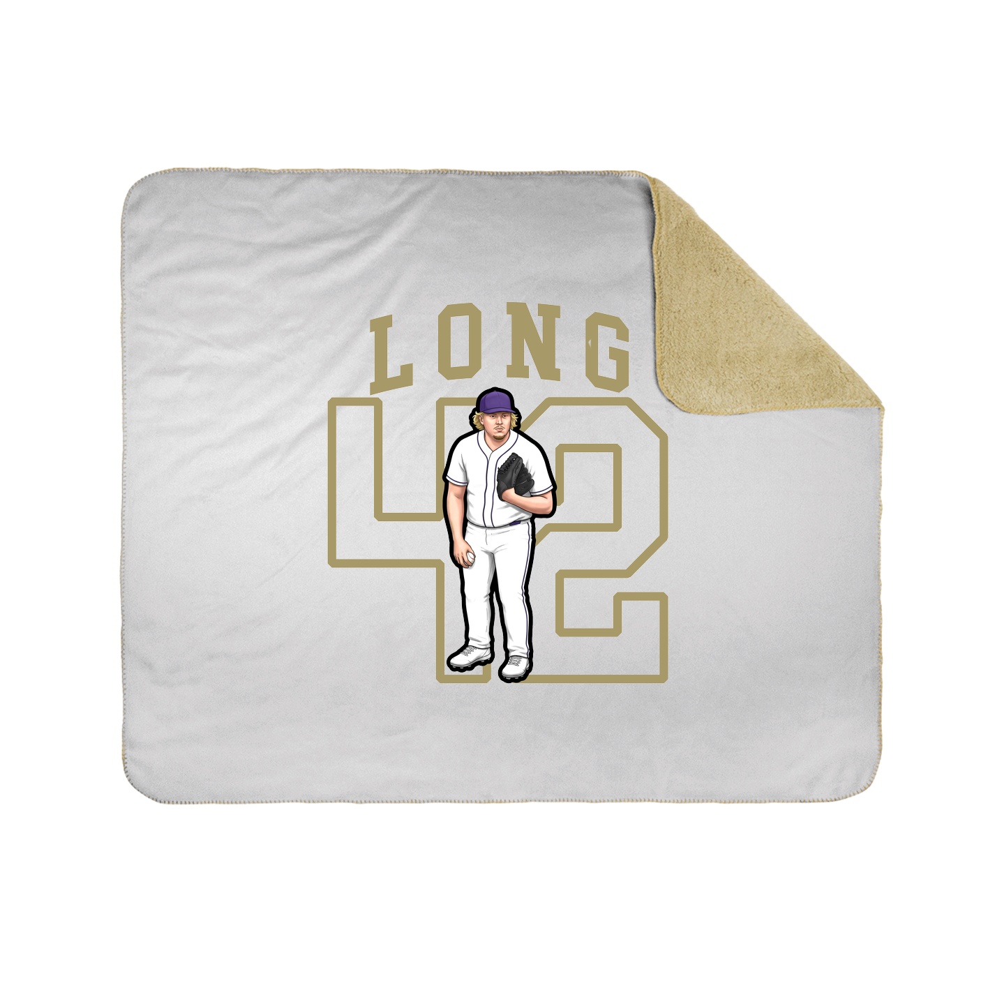 Throw Blanket — Shirsey in White