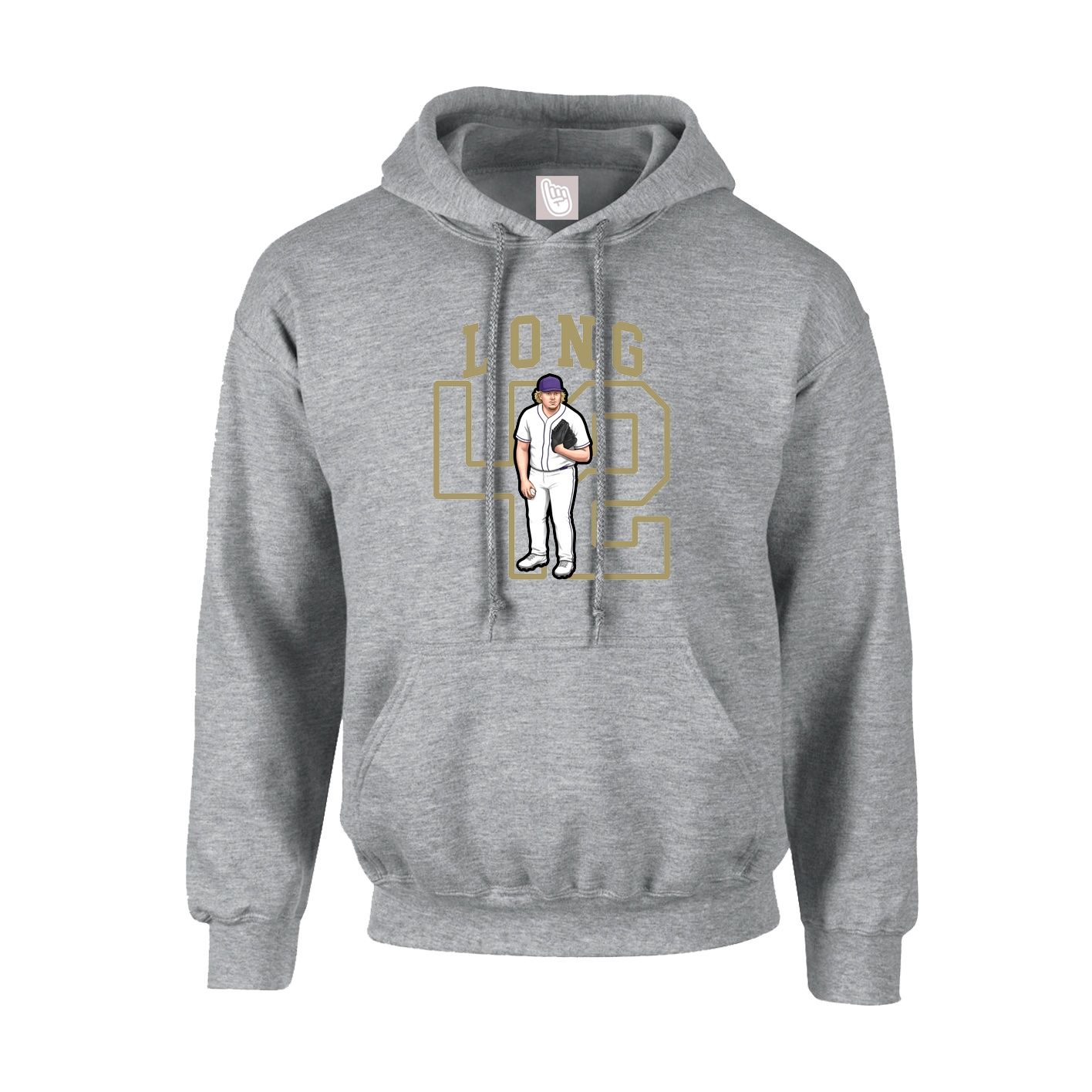 Hoodie — Shirsey in Grey
