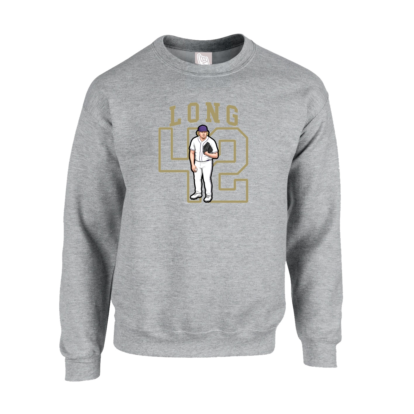 Fleece Crew — Shirsey in Grey