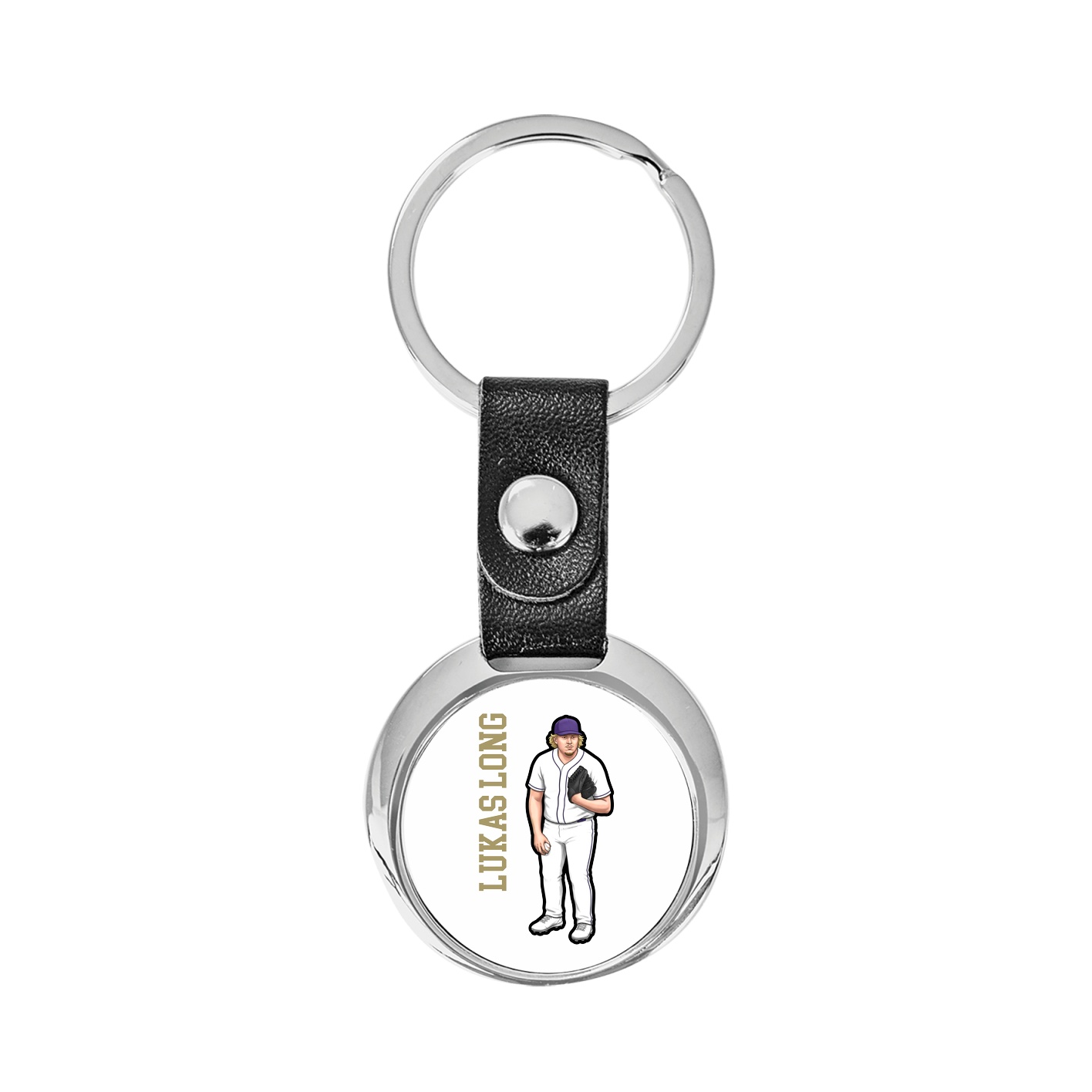 Key Chain — Name Vertical in Classic