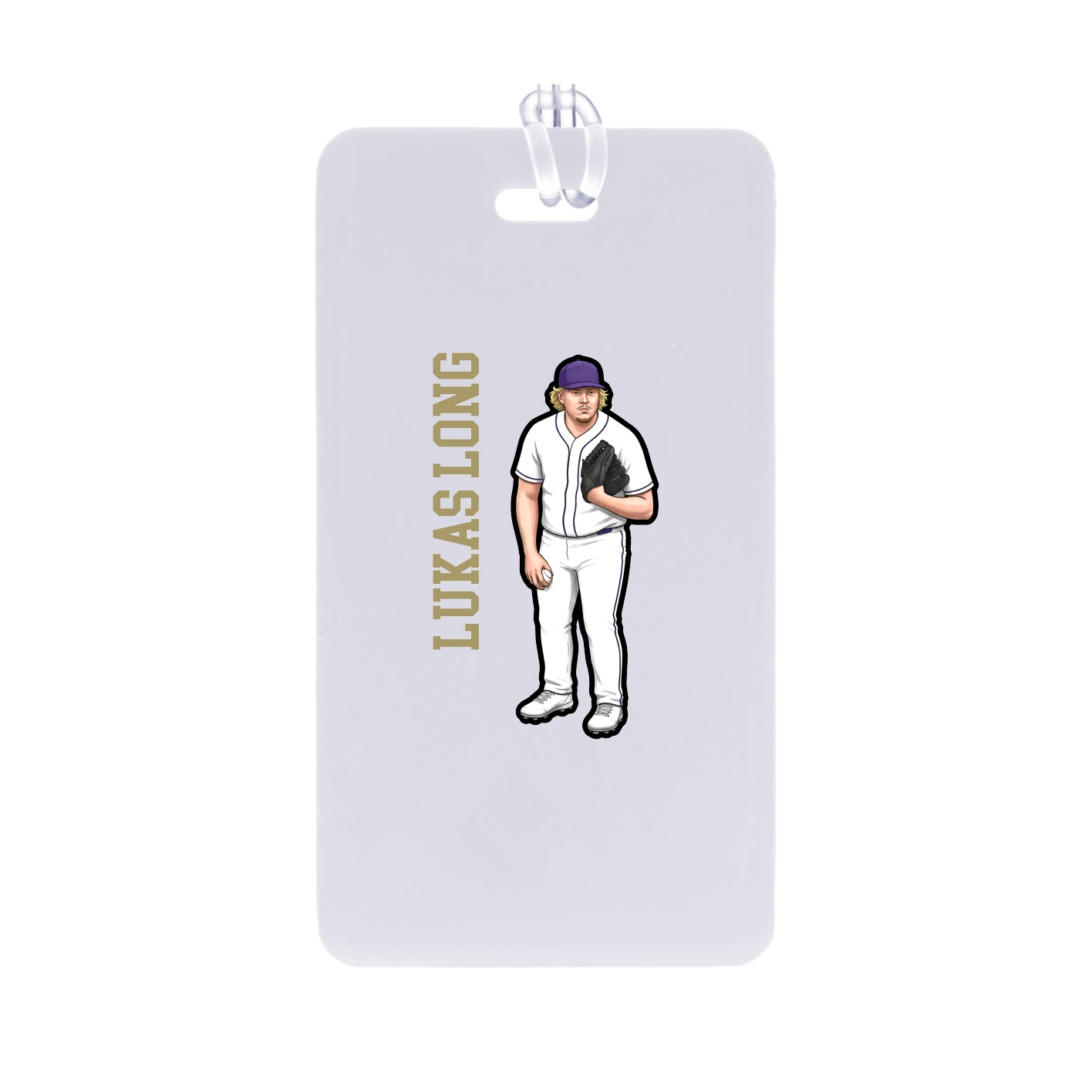 Bag Tag — Name Vertical in Classic
