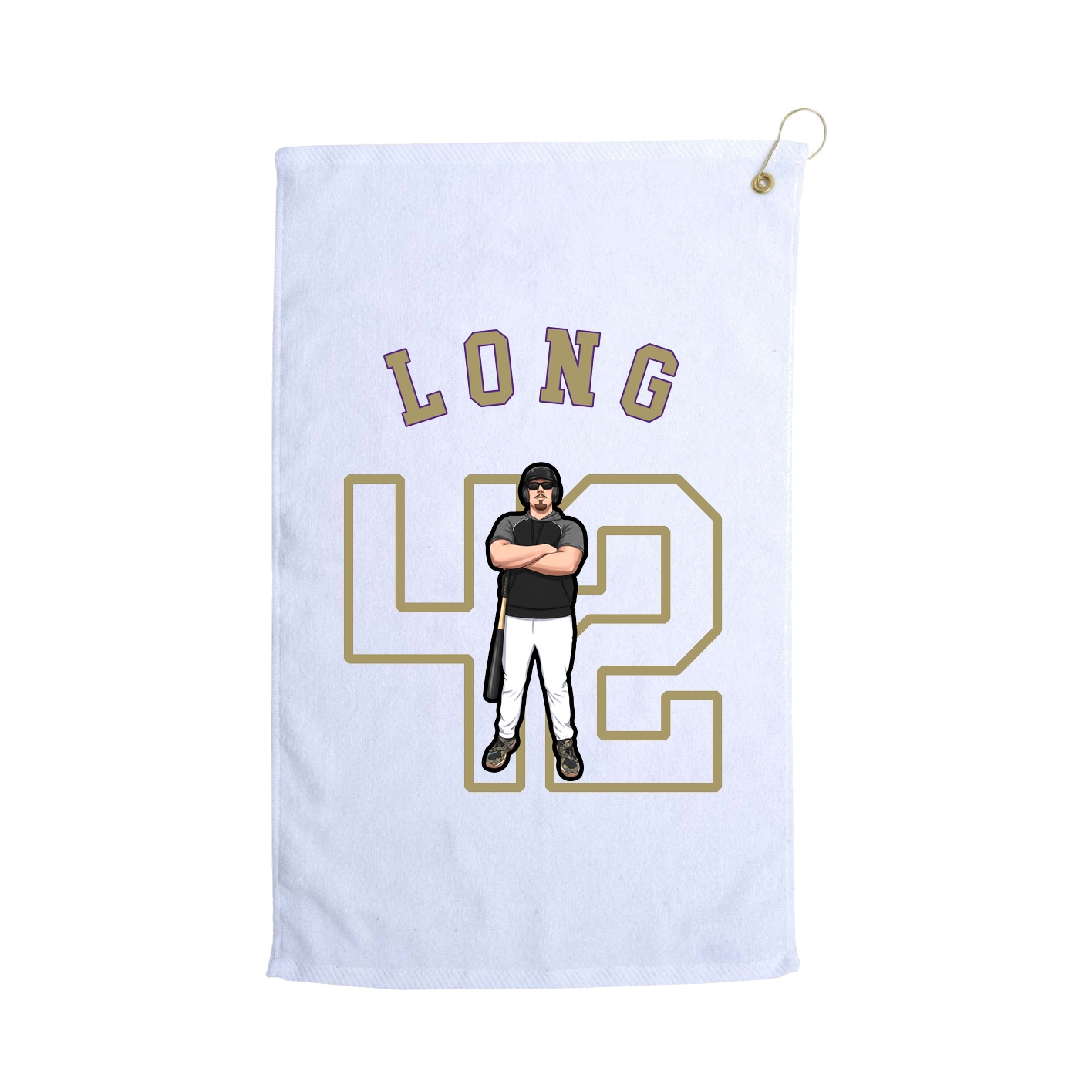 Golf Towel — Shirsey Arch in White