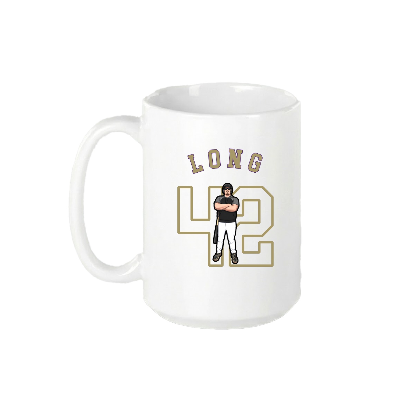 15oz Coffee Mug — Shirsey Arch in White
