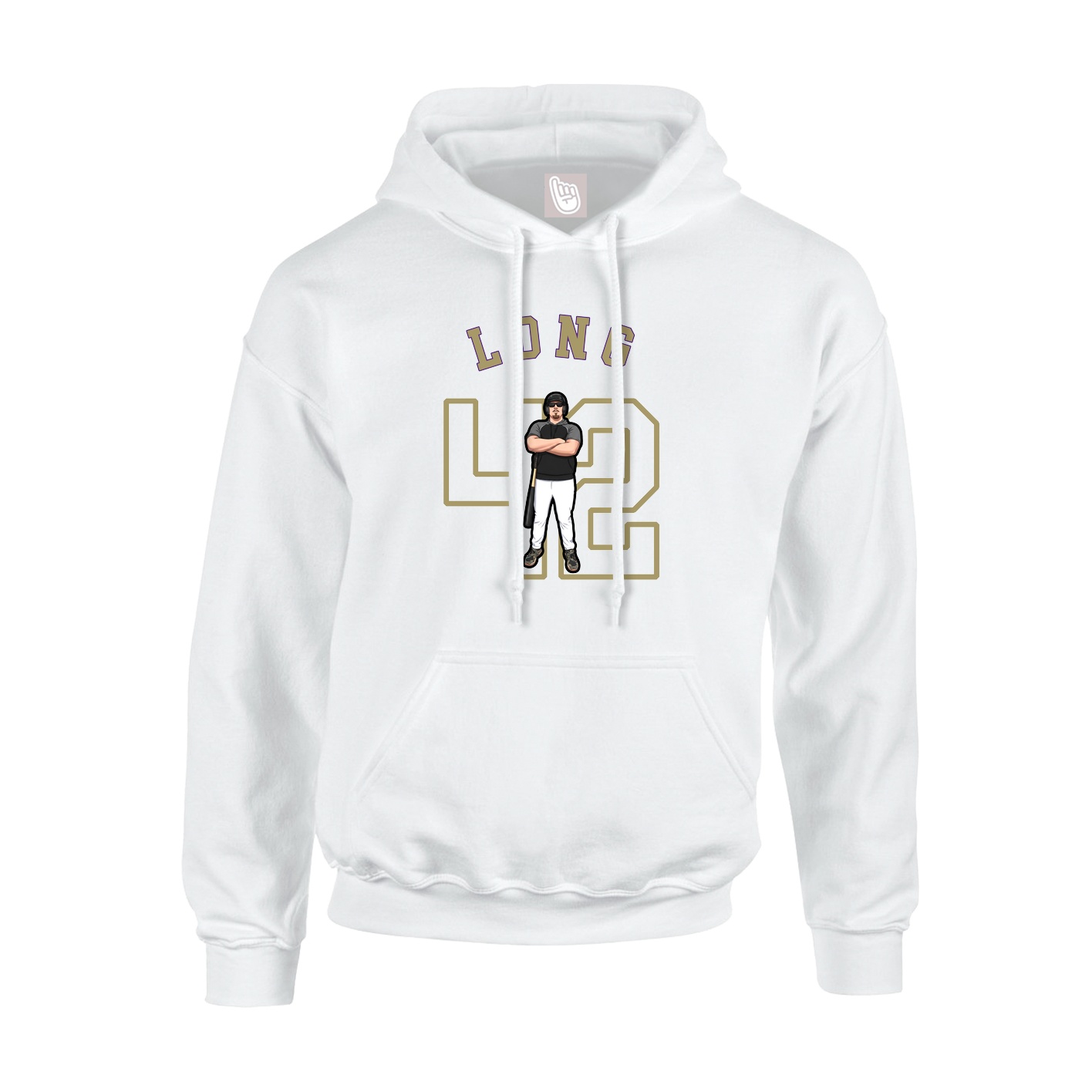 Youth Hoodie — Shirsey Arch in White