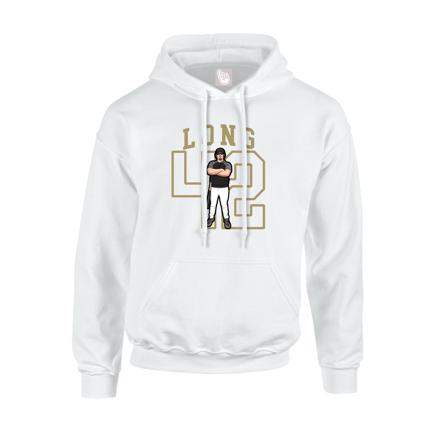 Hoodie — Shirsey in White