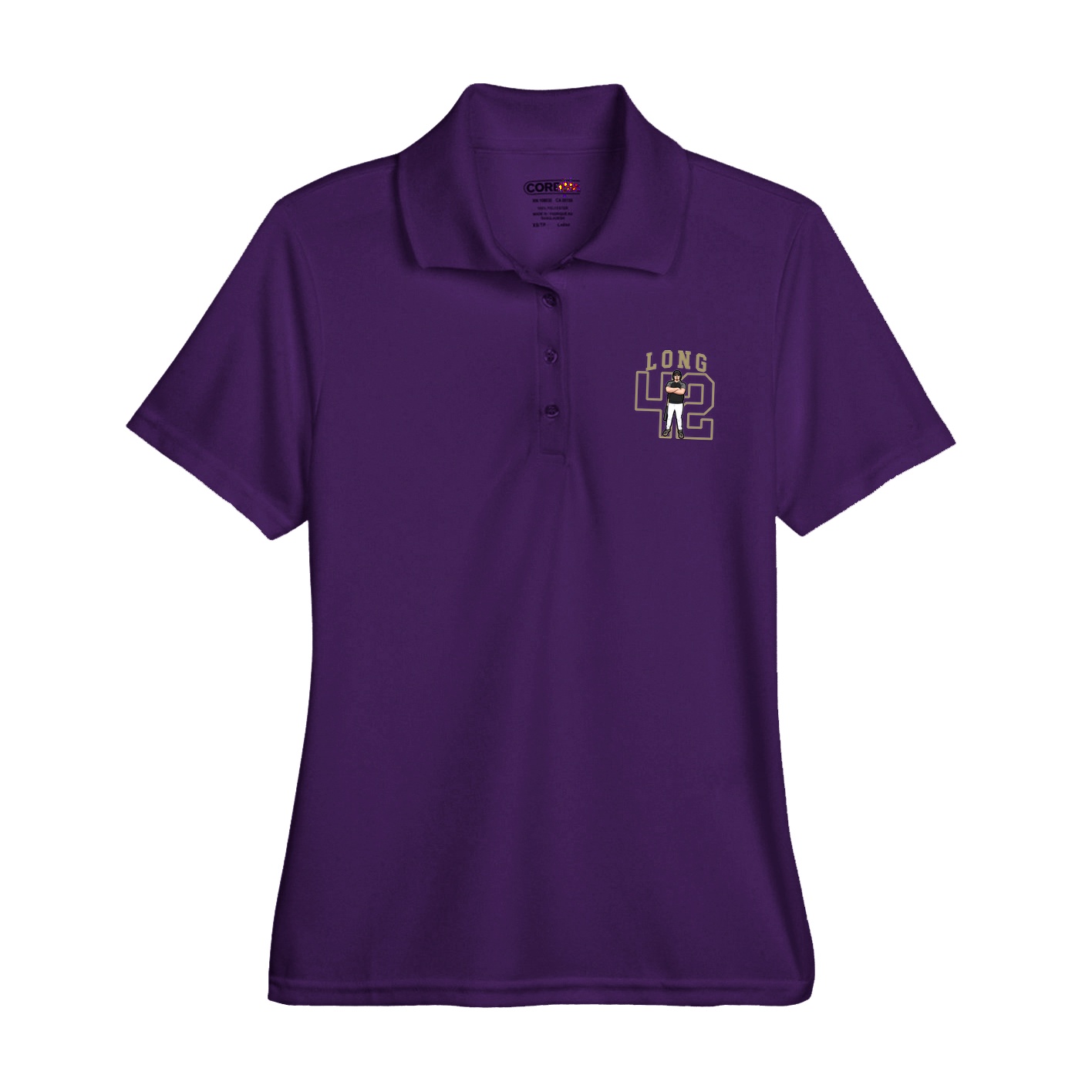 Womens Performance Polo — Shirsey in Purple