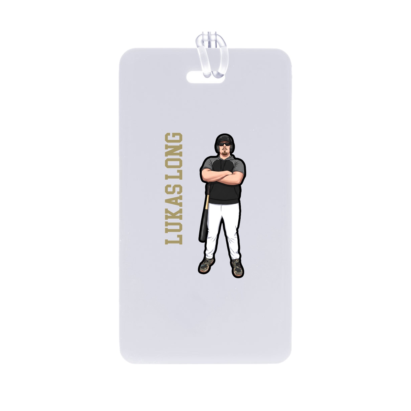 Bag Tag — Name Vertical in Classic