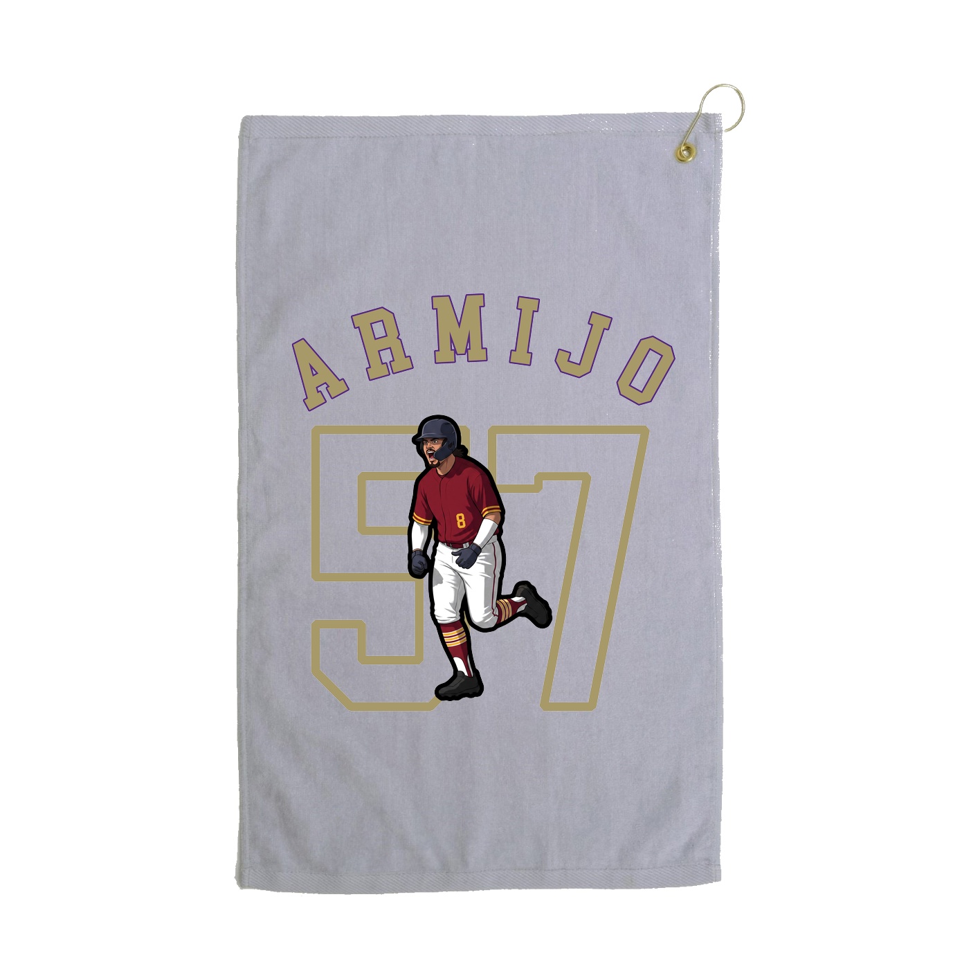 Golf Towel — Shirsey Arch in Grey