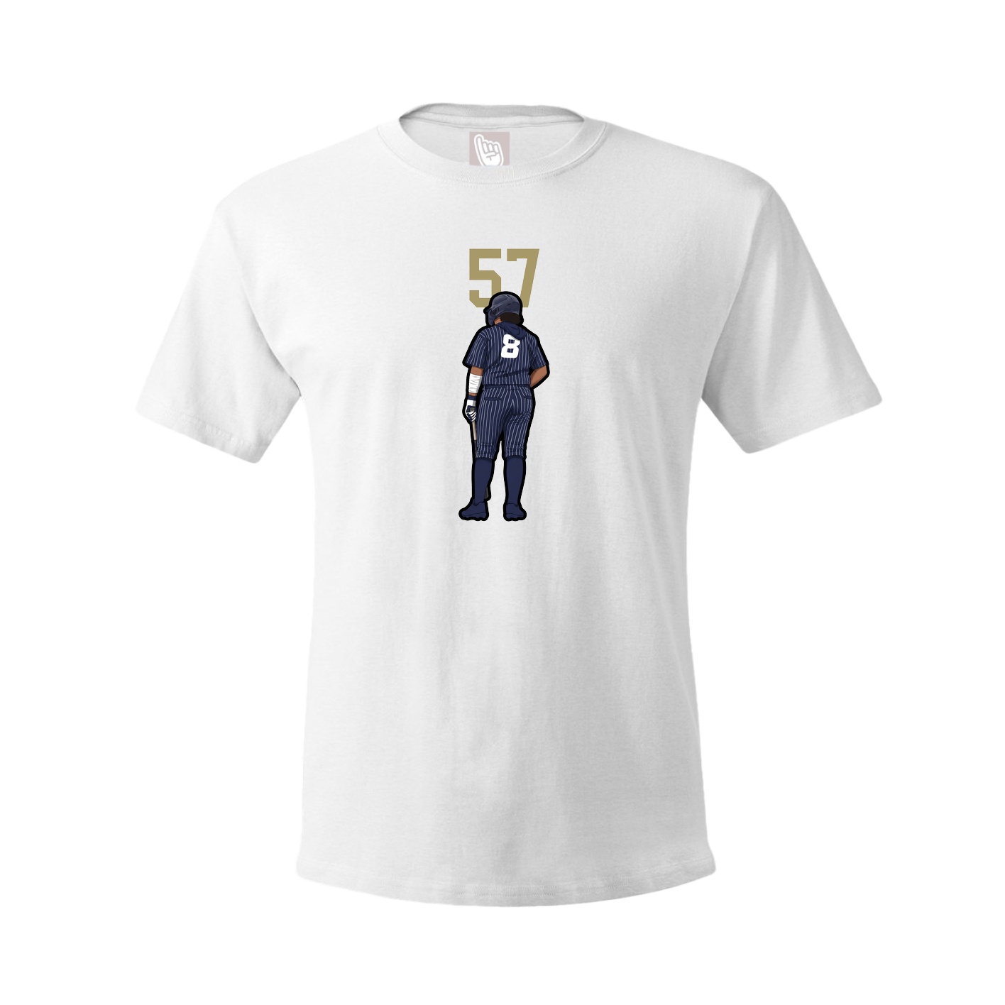 Tee — Number Top in White