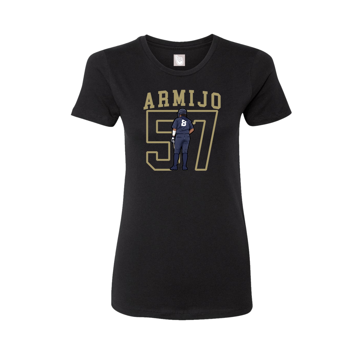 Fitted Women's Tee — Shirsey in Black