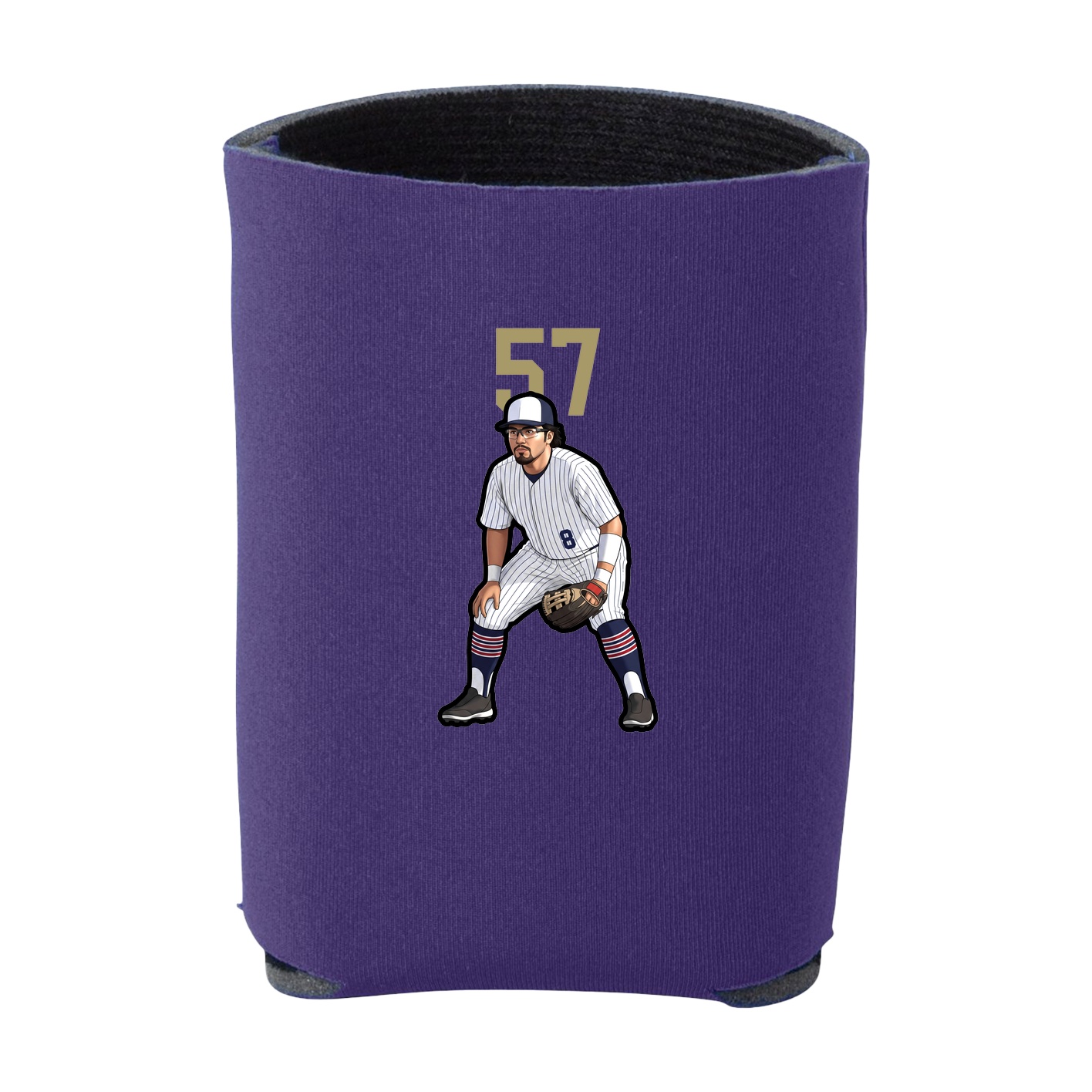Can Holder — Number Top in Purple