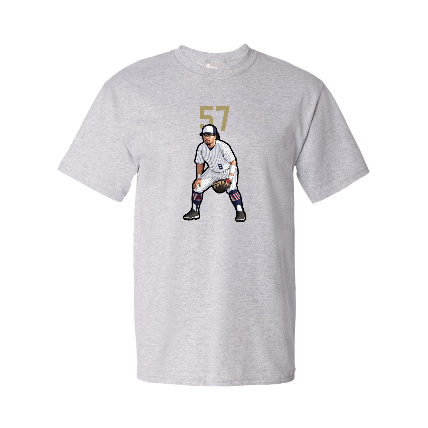 Tee — Number Top in Grey