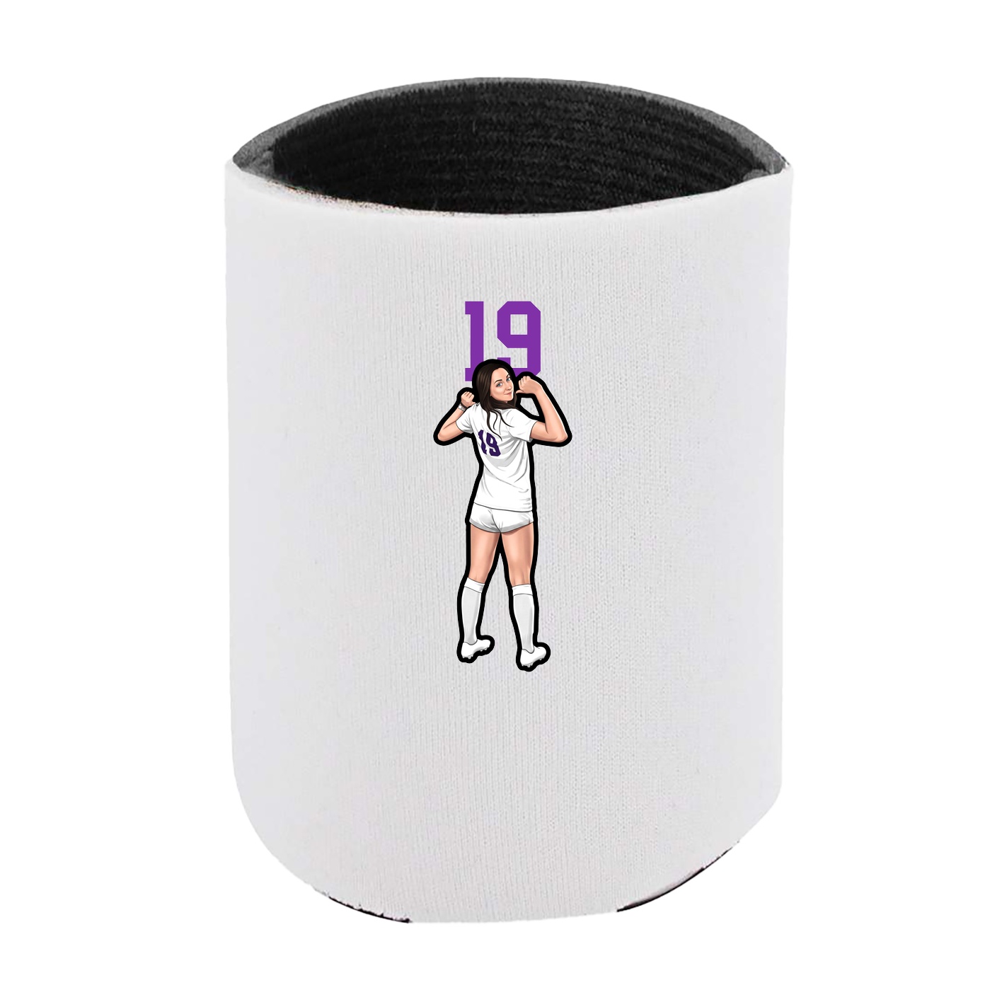 Can Holder — Number Top in White