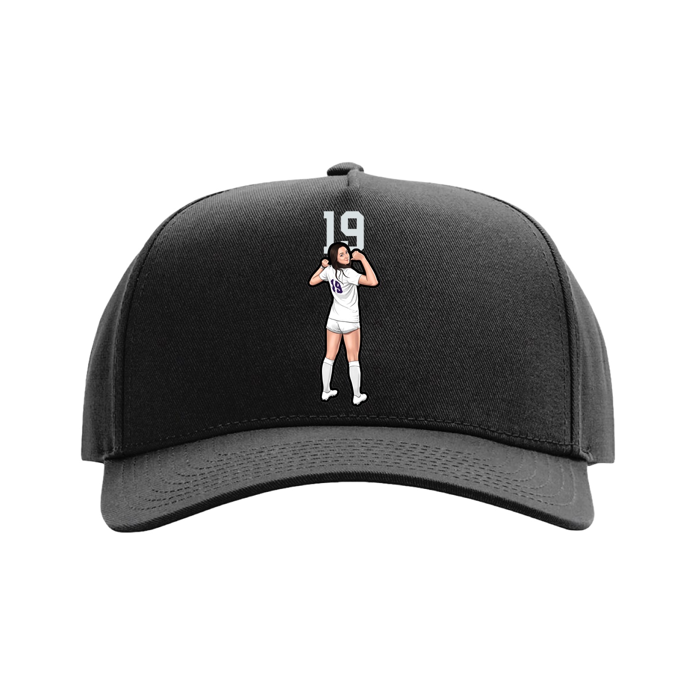 Full Fabric Five-Panel Champ Cap
