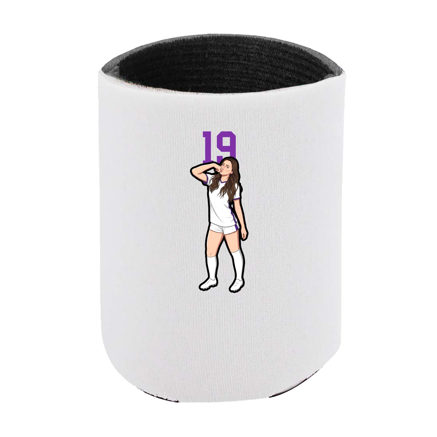 Can Holder — Number Top in White