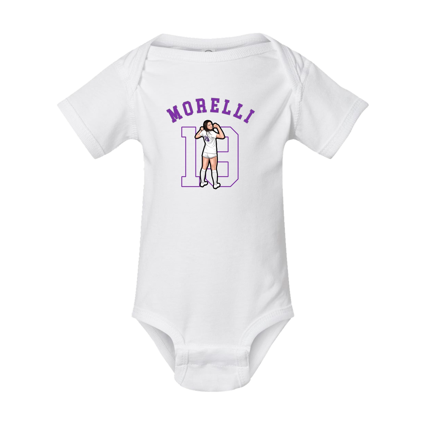 Baby Onesie — Shirsey Arch in White