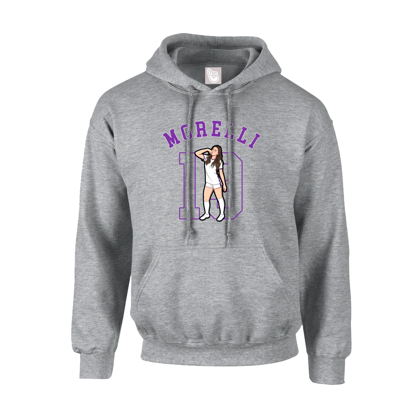 Youth Hoodie — Shirsey Arch in Grey