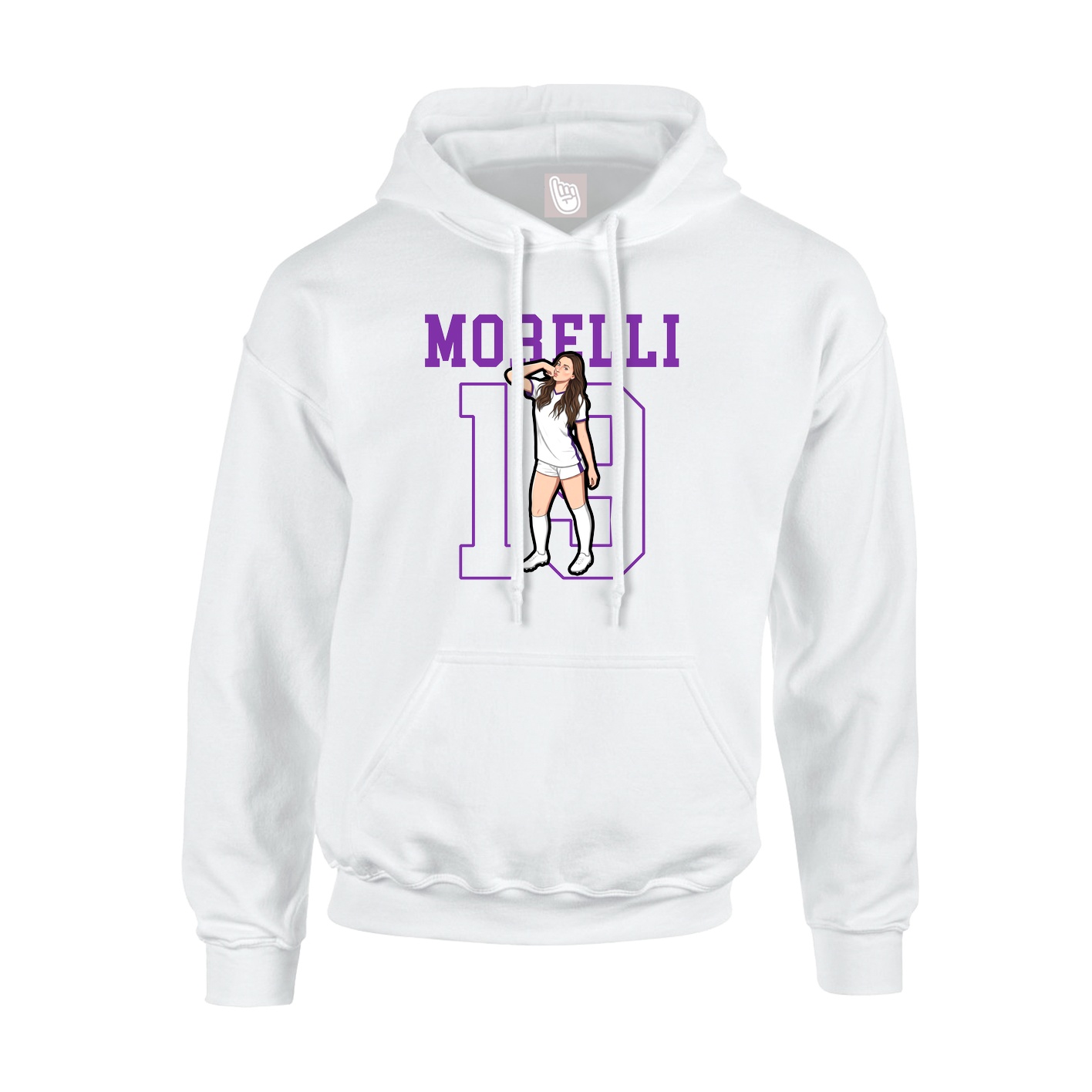 Hoodie — Shirsey in White