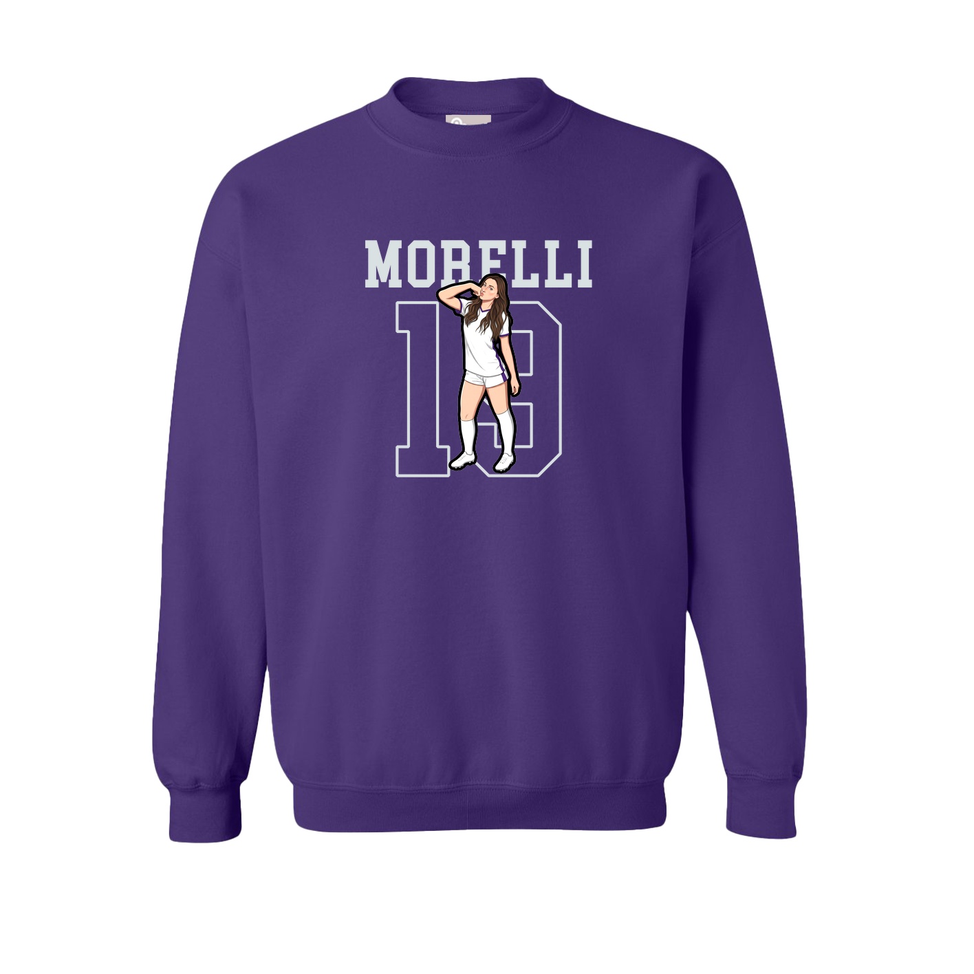 Fleece Crew — Shirsey in Purple