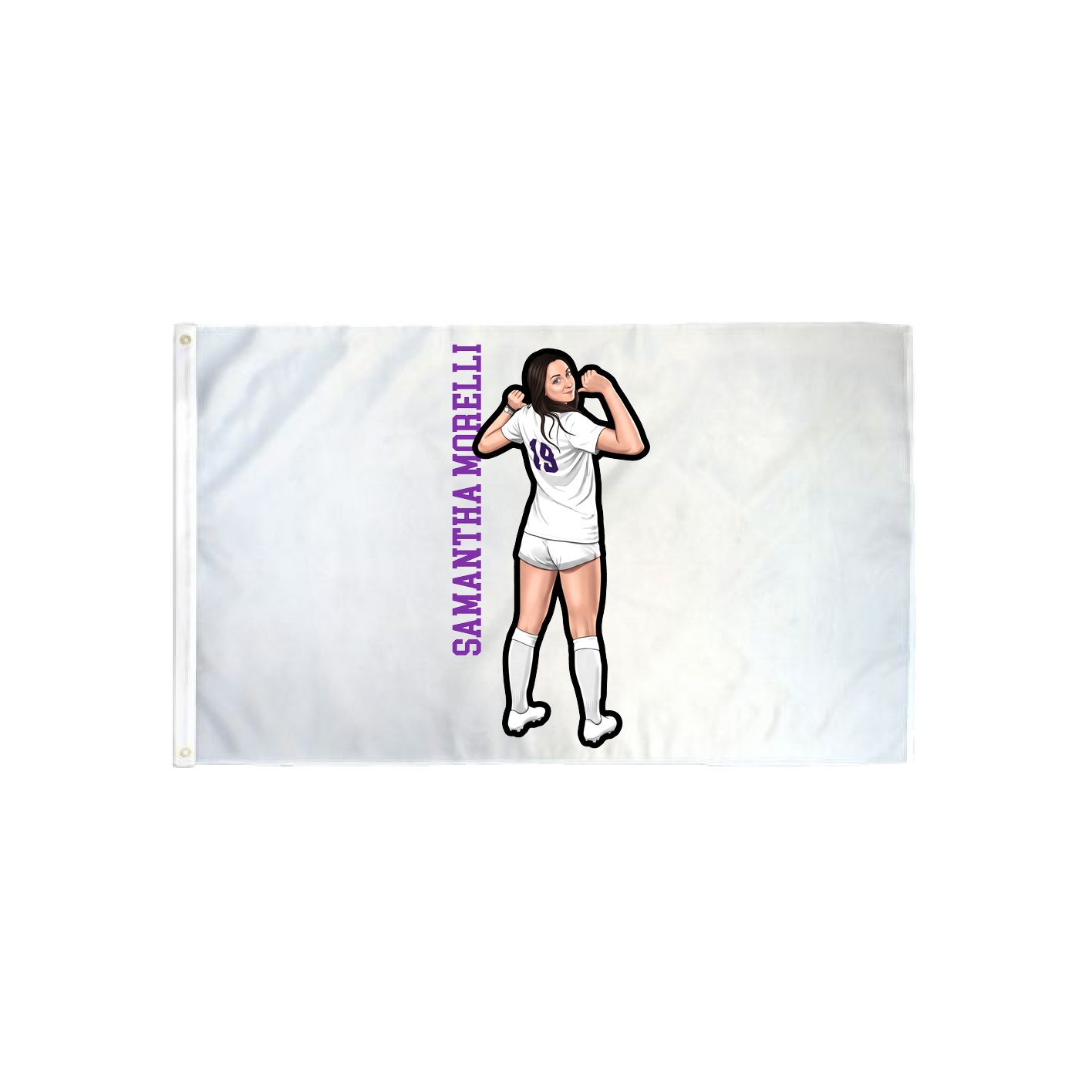 3x5 Flag — Name Vertical in Classic