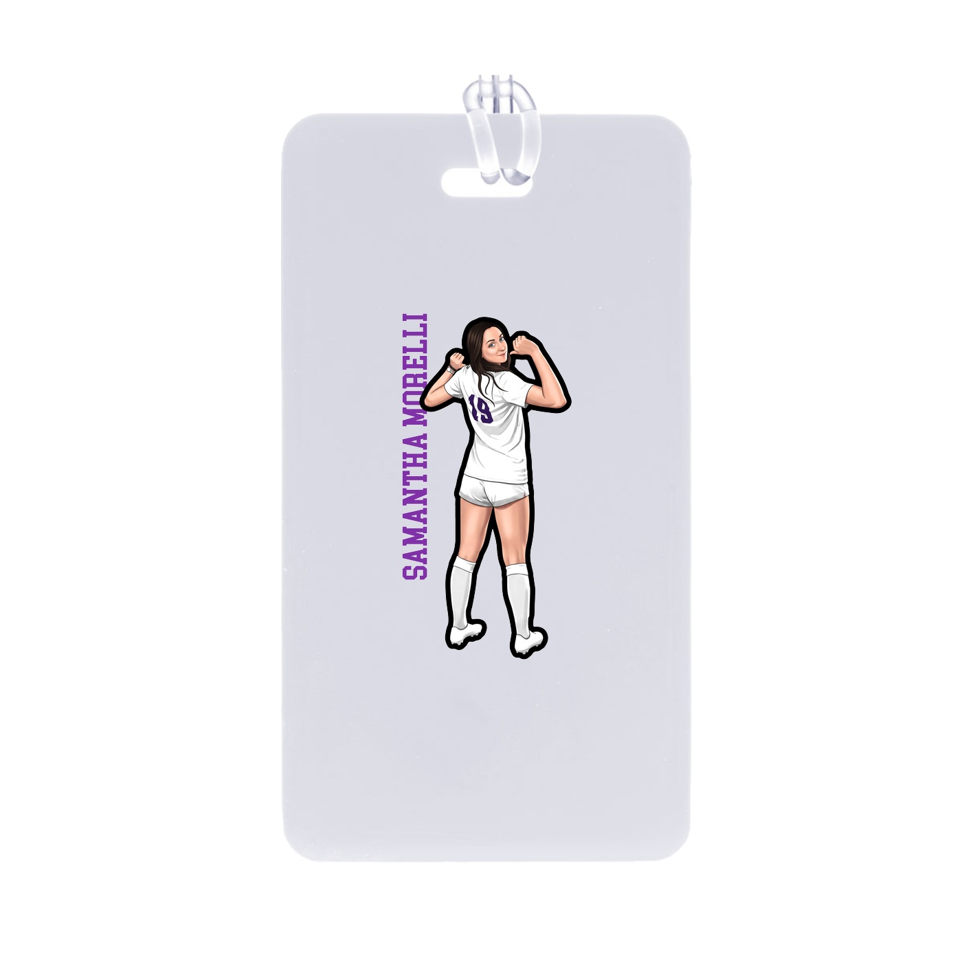 Bag Tag — Name Vertical in Classic