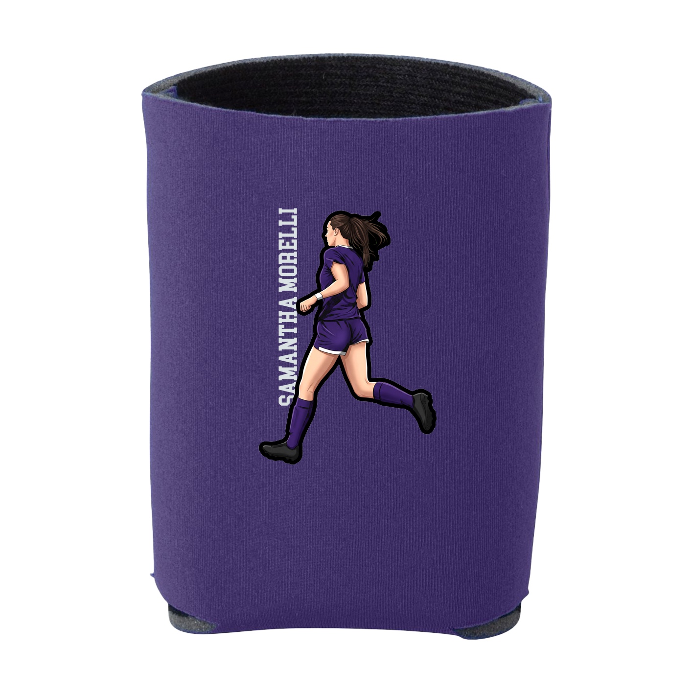 Can Holder — Name Vertical in Purple