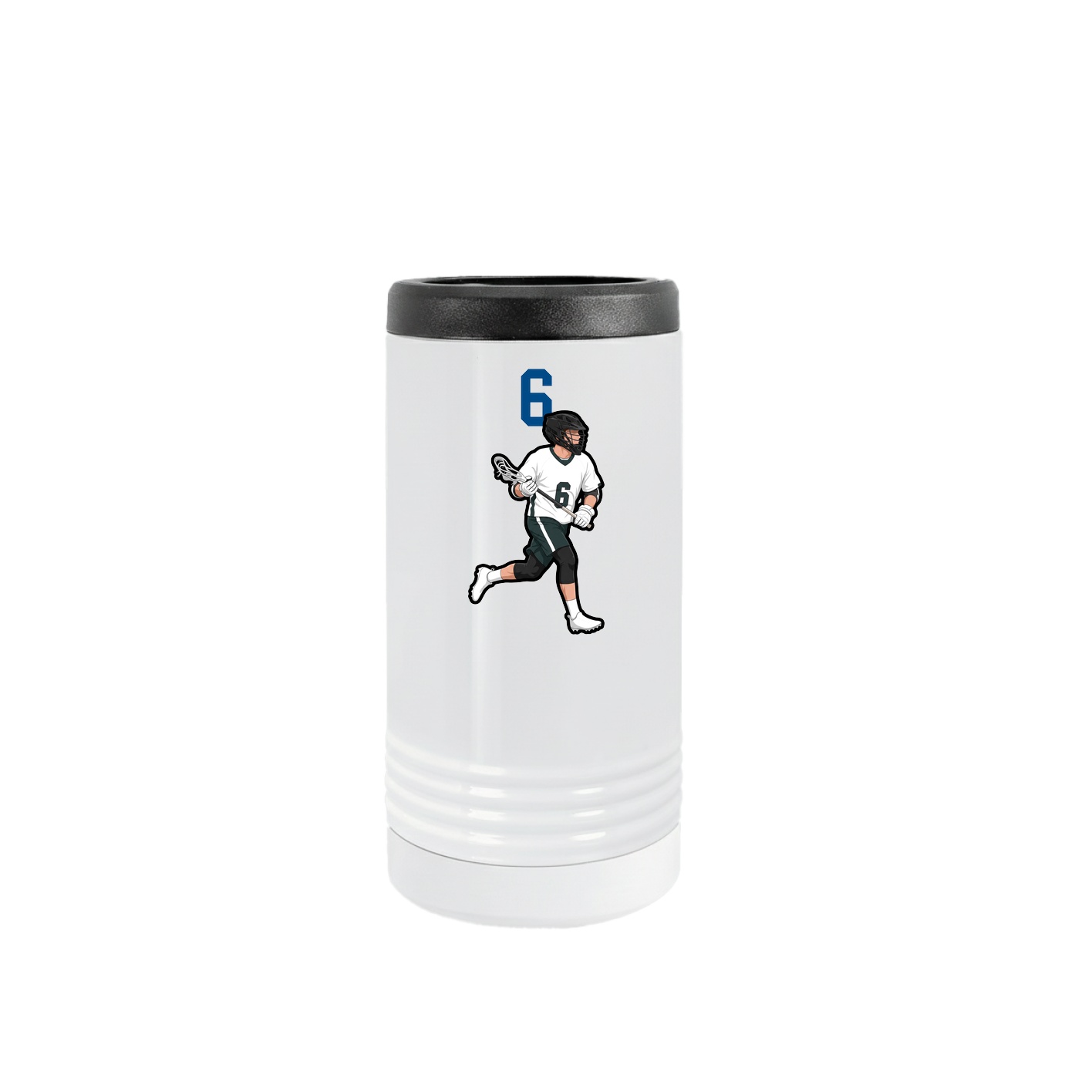 Slim Beverage Holder — Number Top in White