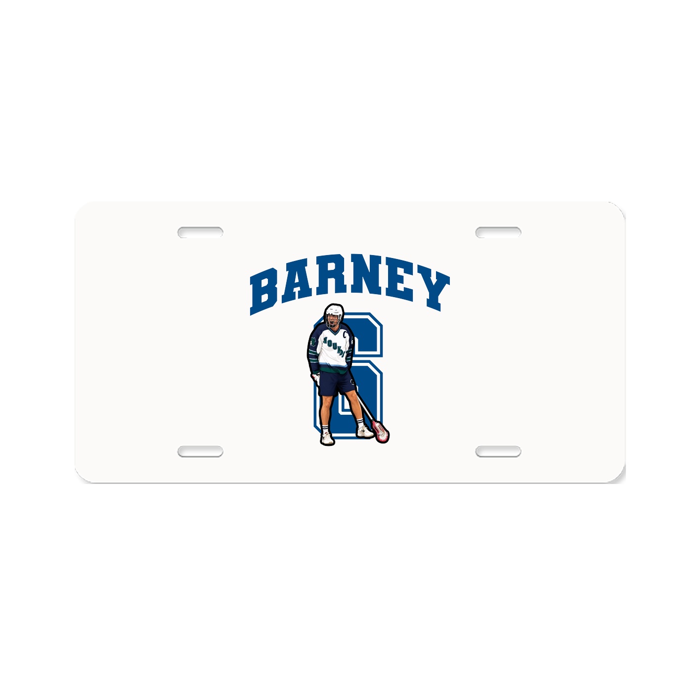 License Plate — Number in Classic