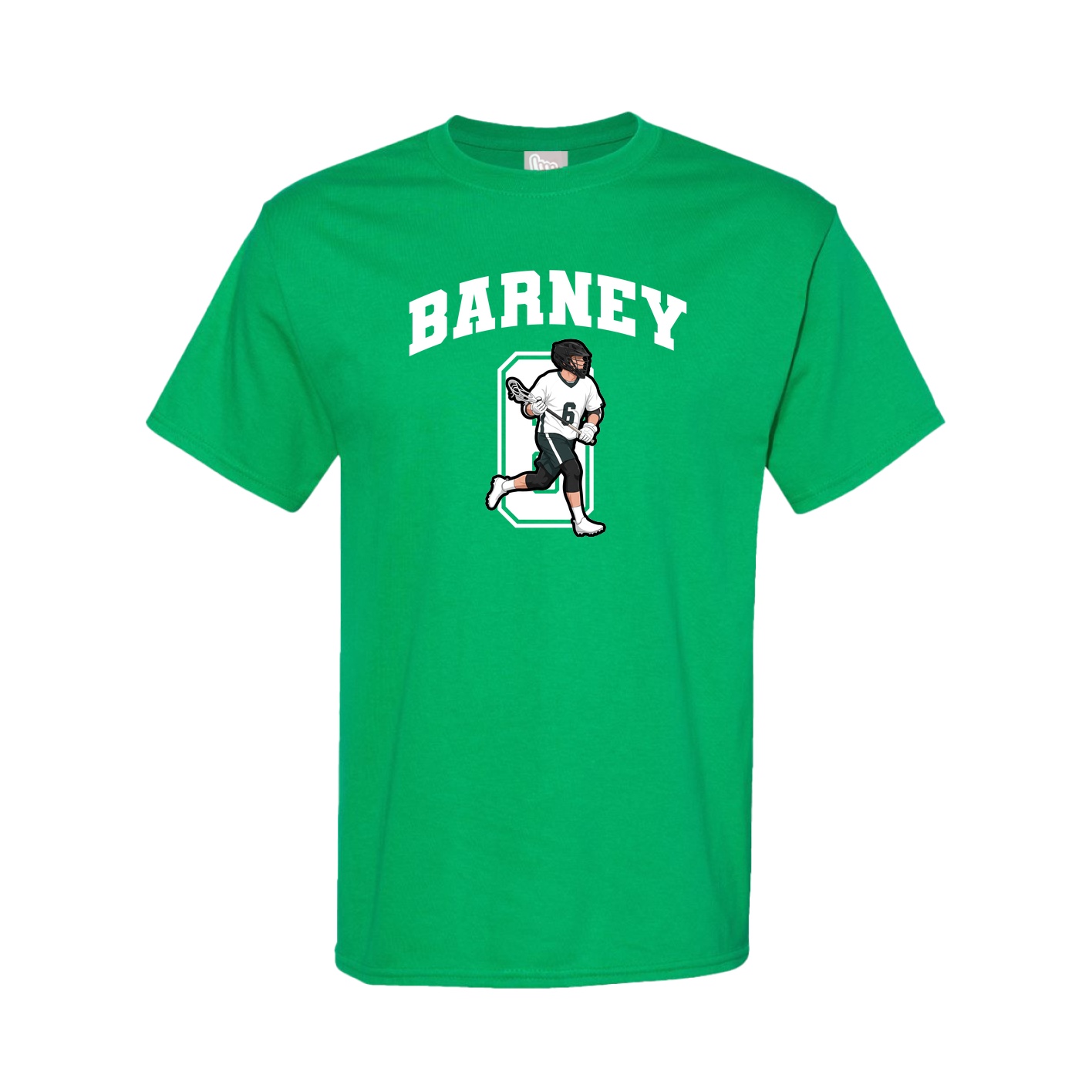 Youth Tee — Number in Green