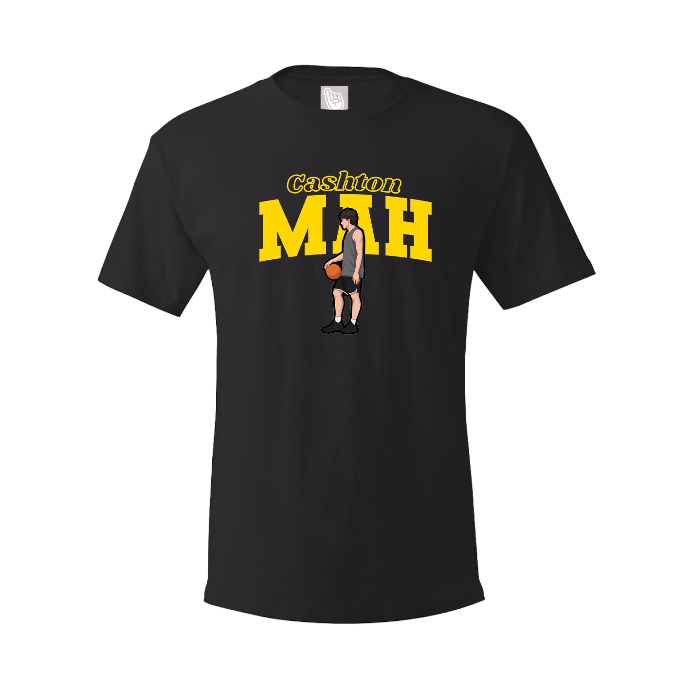 Youth Tee — Name Arch in Black