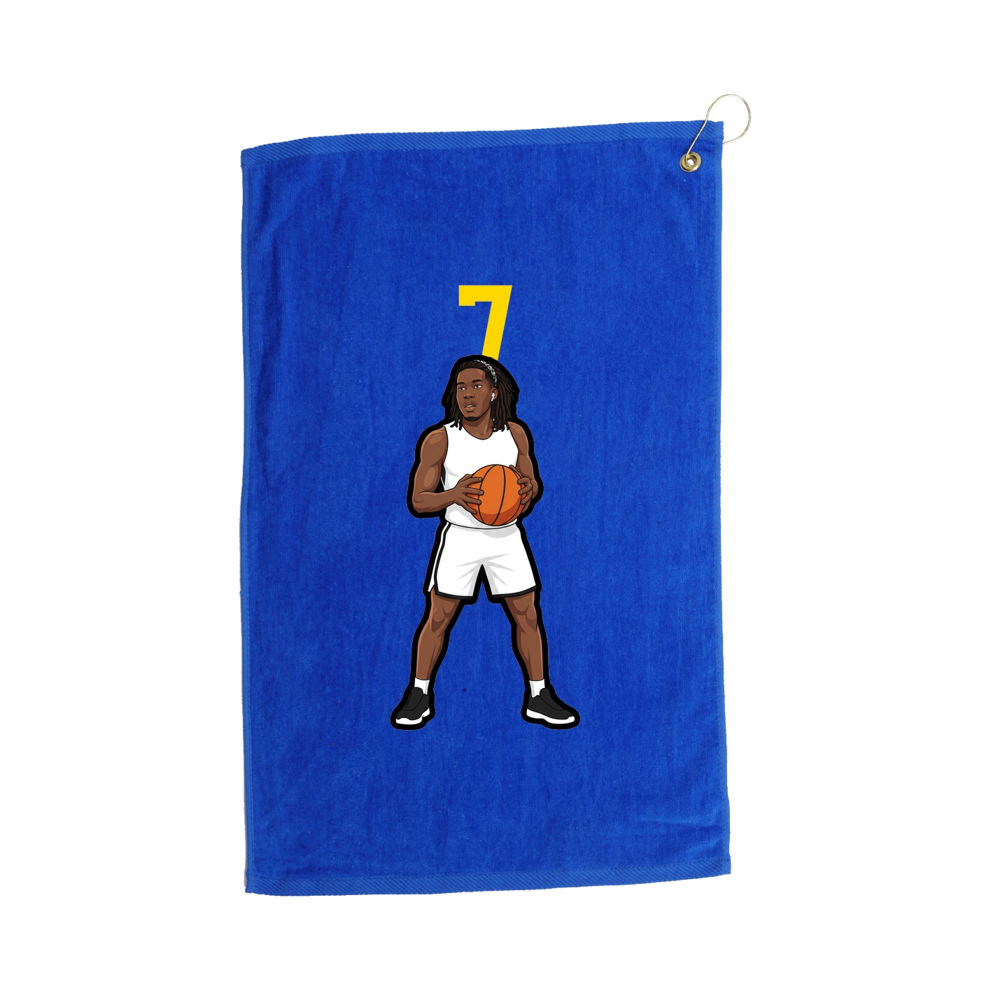 Golf Towel — Number Top in Royal